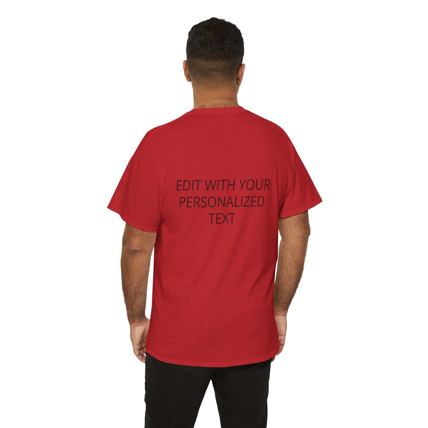 Fully Customizable Multi-Photo T-Shirt – Personalized Text & Image 5-Zone Tee