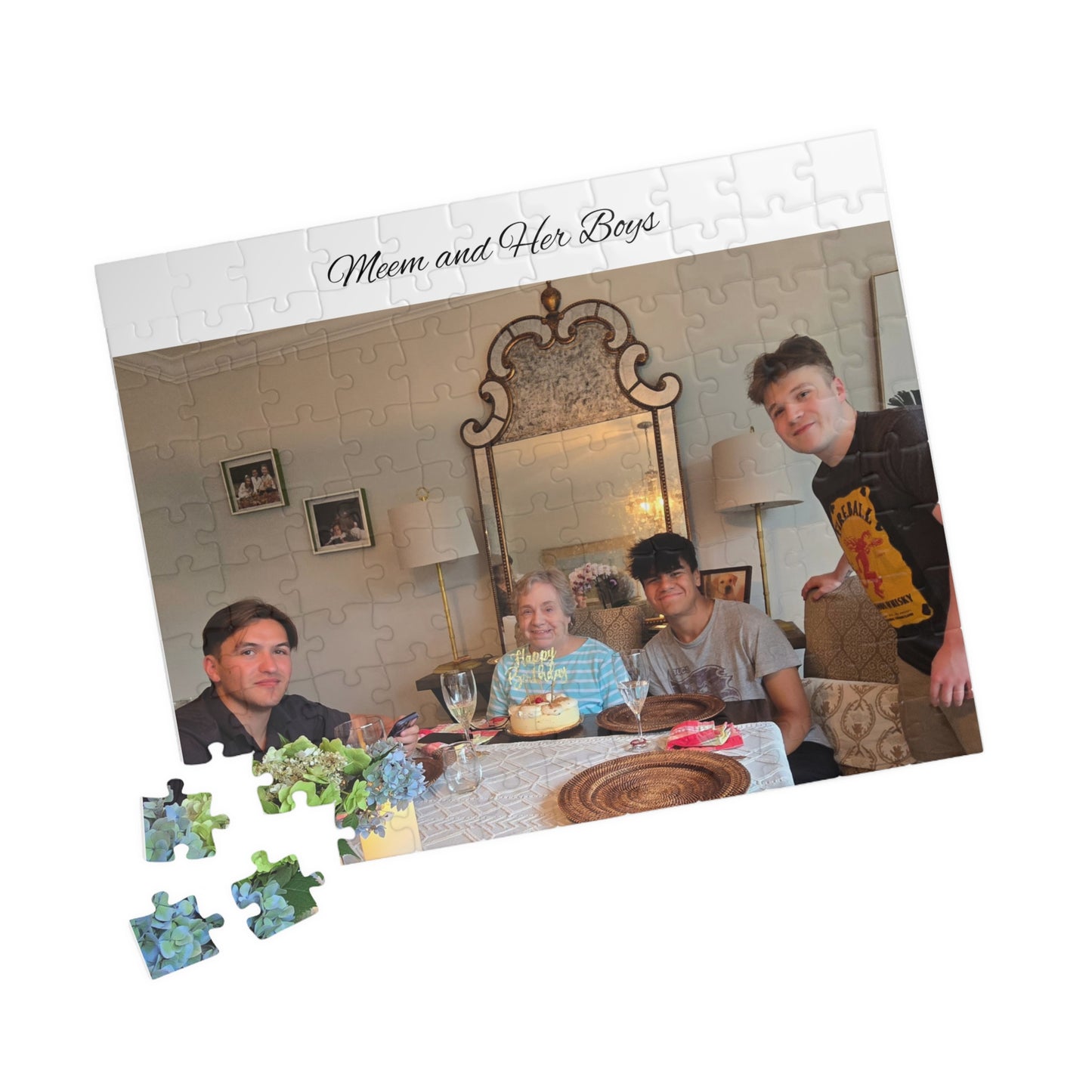 Custom Family Photo Puzzle – Personalized Photo Jigsaw (110 pcs)