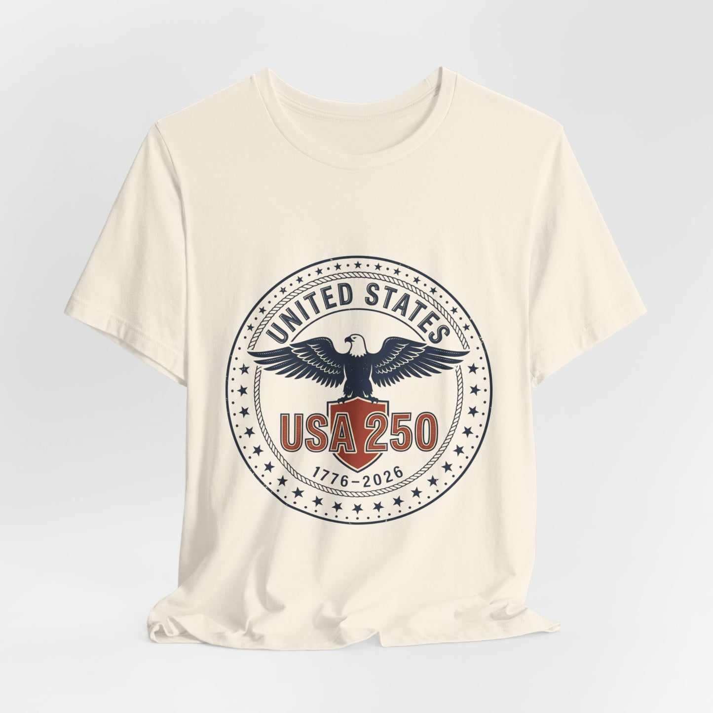 USA 250 Eagle Seal T-Shirt | 1776-2026 4th of July Patriotic Anniversary