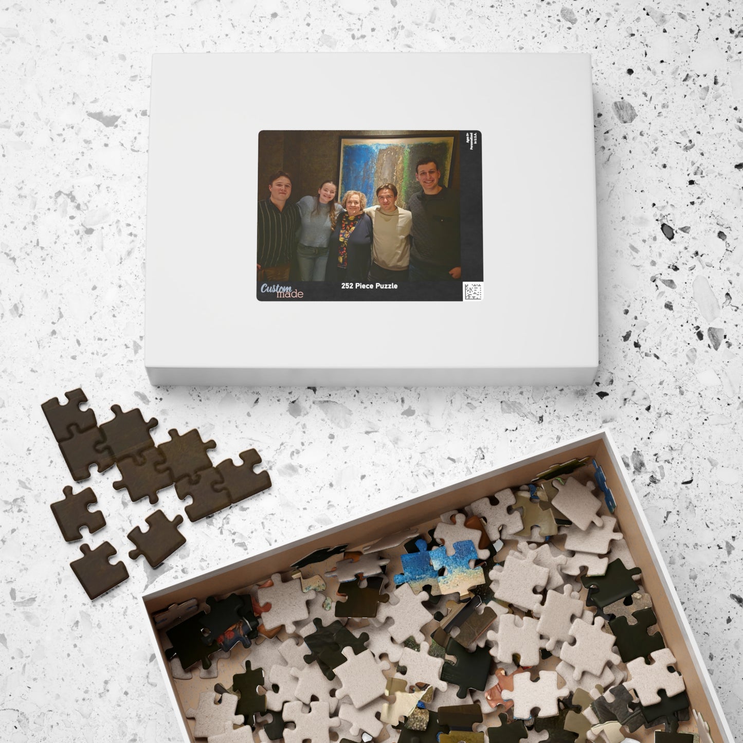 Custom Photo Family Puzzle — Personalized Jigsaw (110–1014 Pieces)
