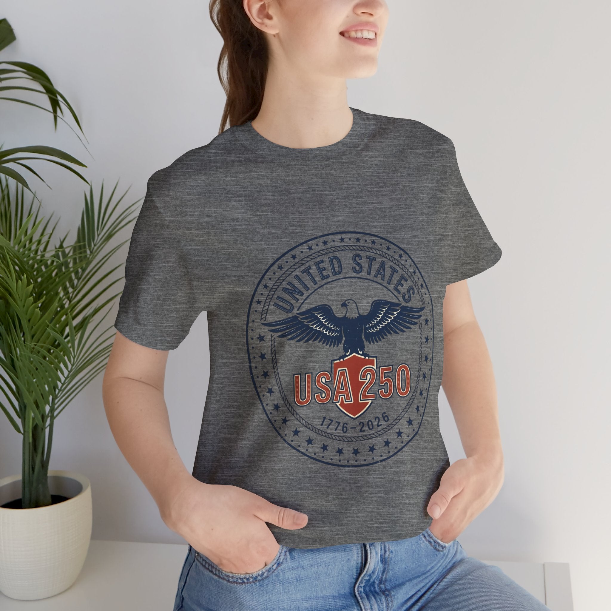 USA 250th Birthday Eagle Seal T-Shirt | 1776-2026 4th of July Patriotic Birthday