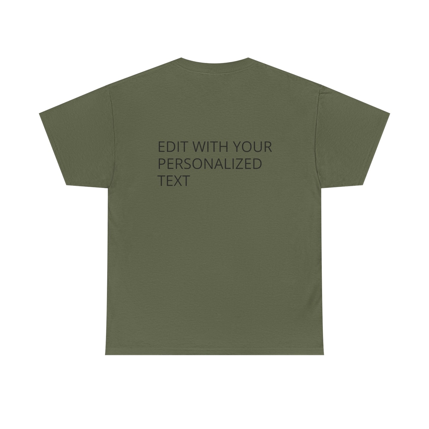 Fully Customizable Multi-Photo T-Shirt – Personalized Text & Image 2-Zone Tee