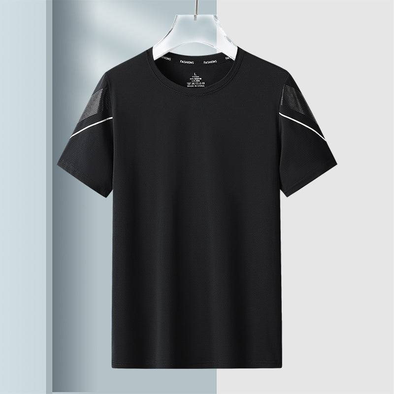 Men's Summer Loose Fit Moisture-Wicking T-Shirt - Free Shipping!