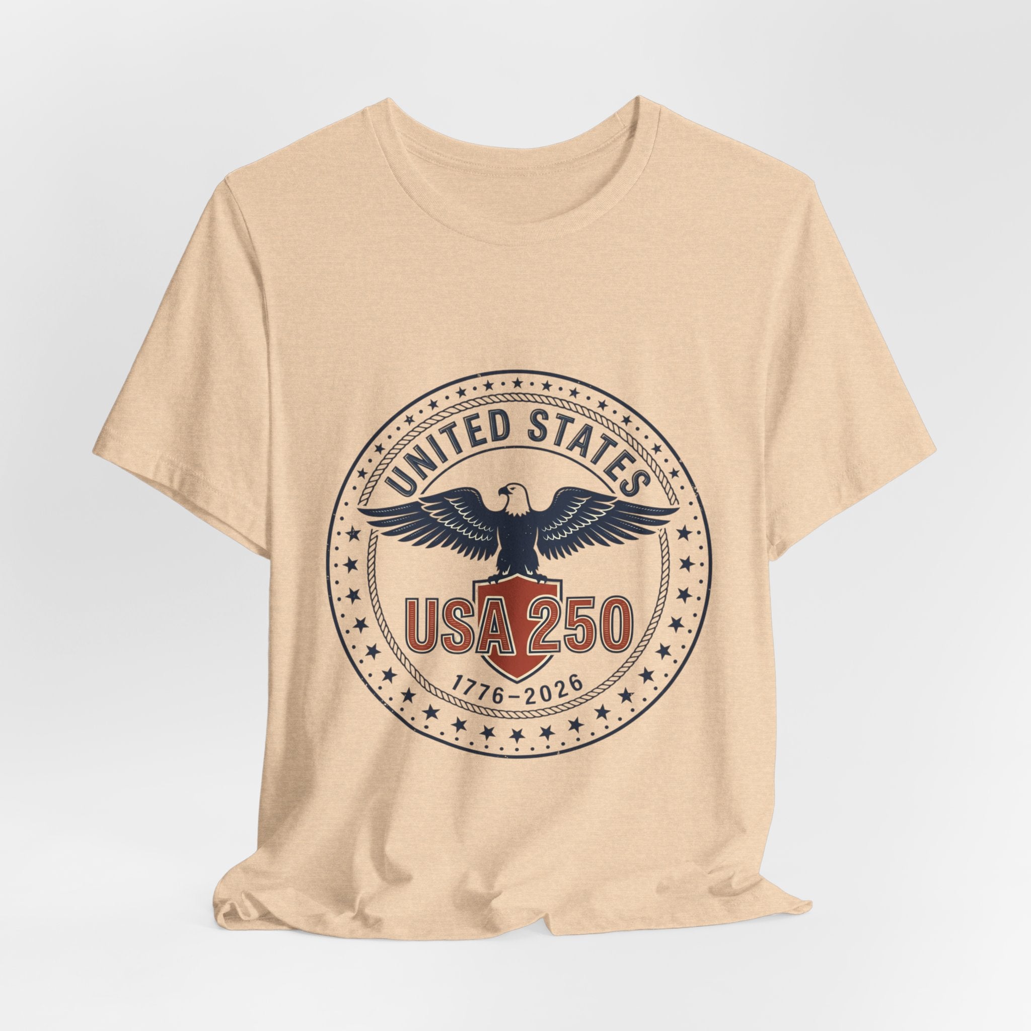 USA 250th Birthday Eagle Seal T-Shirt | 1776-2026 4th of July Patriotic Birthday
