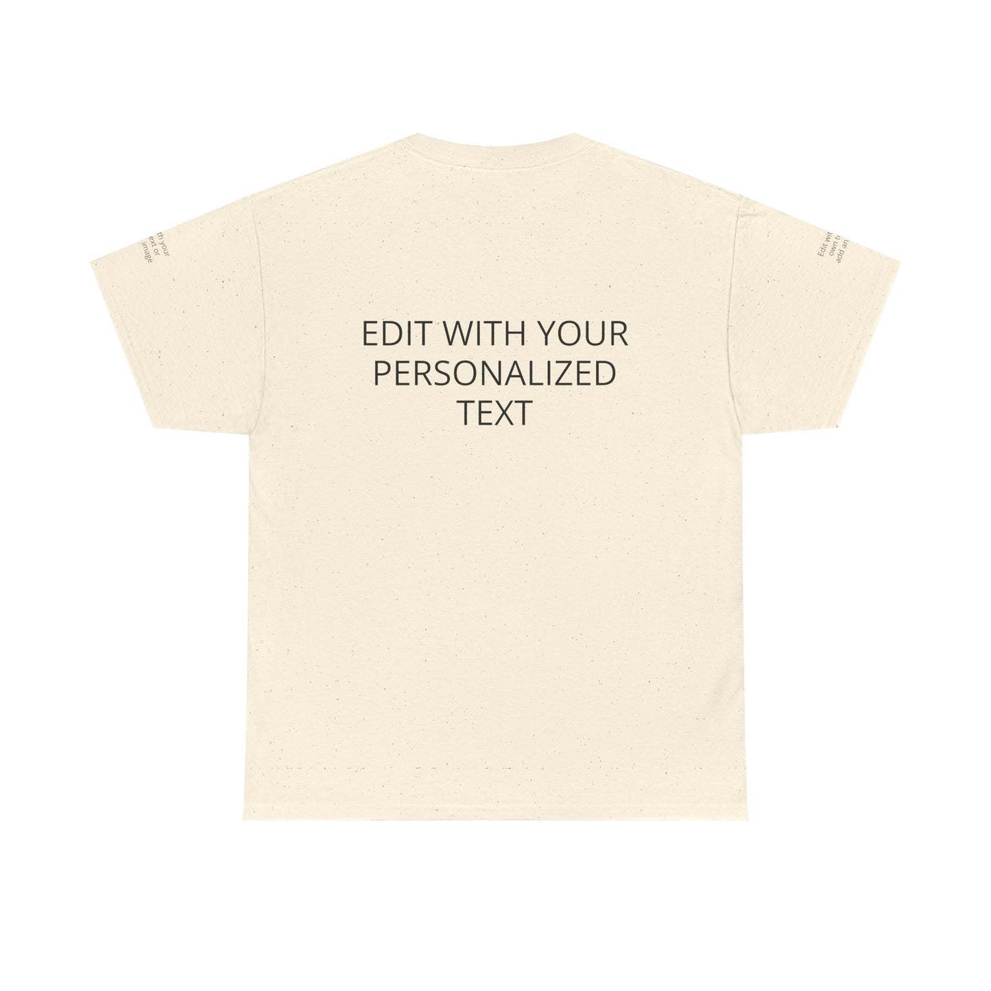 Fully Customizable Multi-Photo T-Shirt – Personalized Text & Image 5-Zone Tee