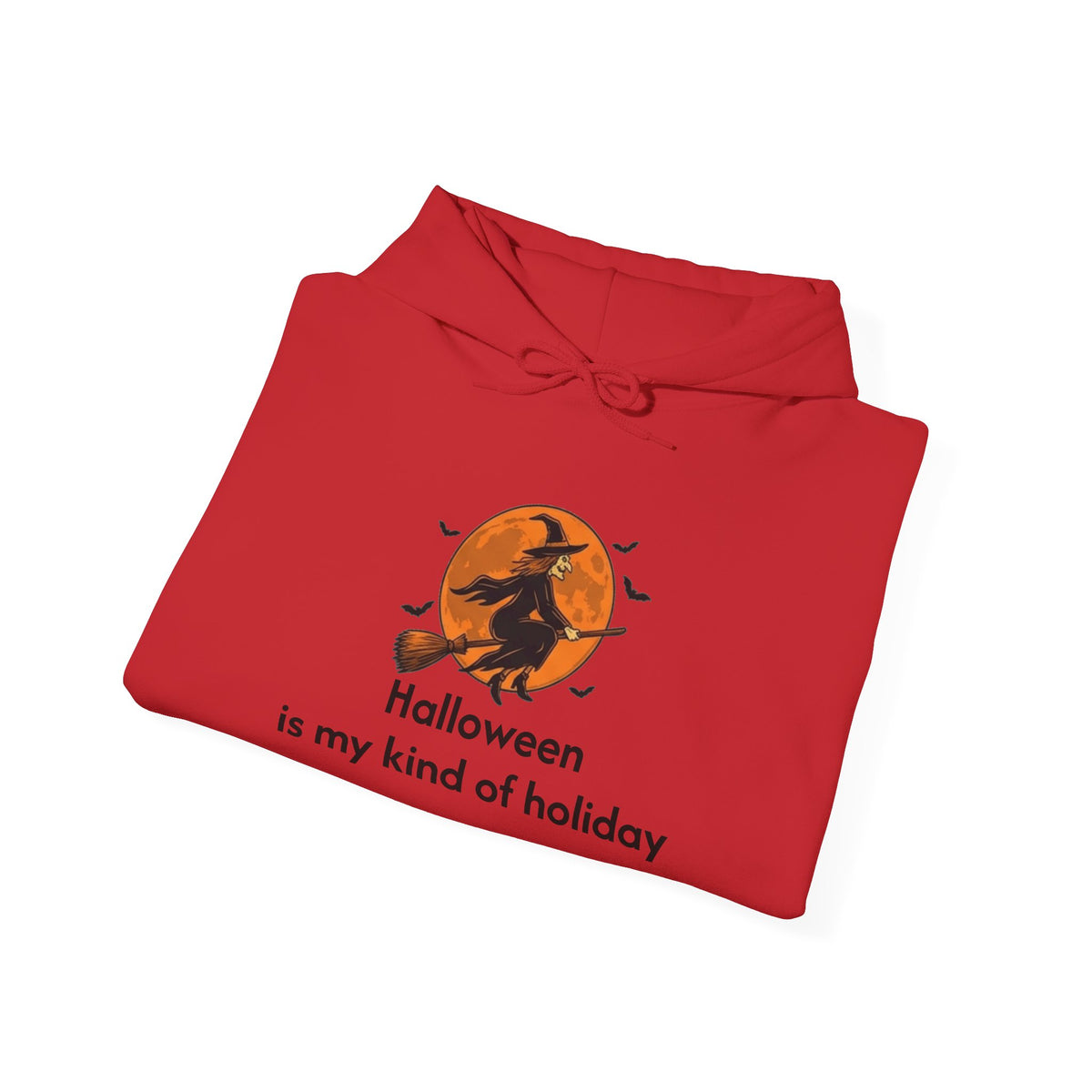Halloween Hoodie — "Halloween is my kind of holiday" Witch Moon Sweatshirt