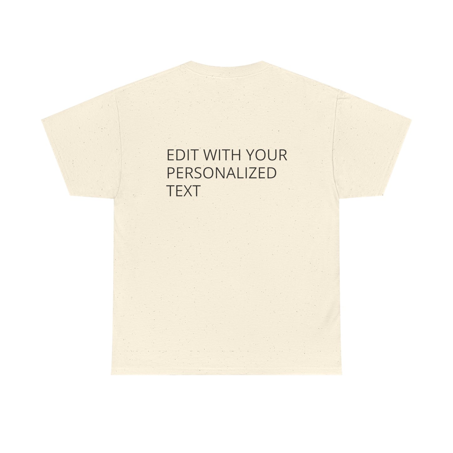 Fully Customizable Multi-Photo T-Shirt – Personalized Text & Image 2-Zone Tee
