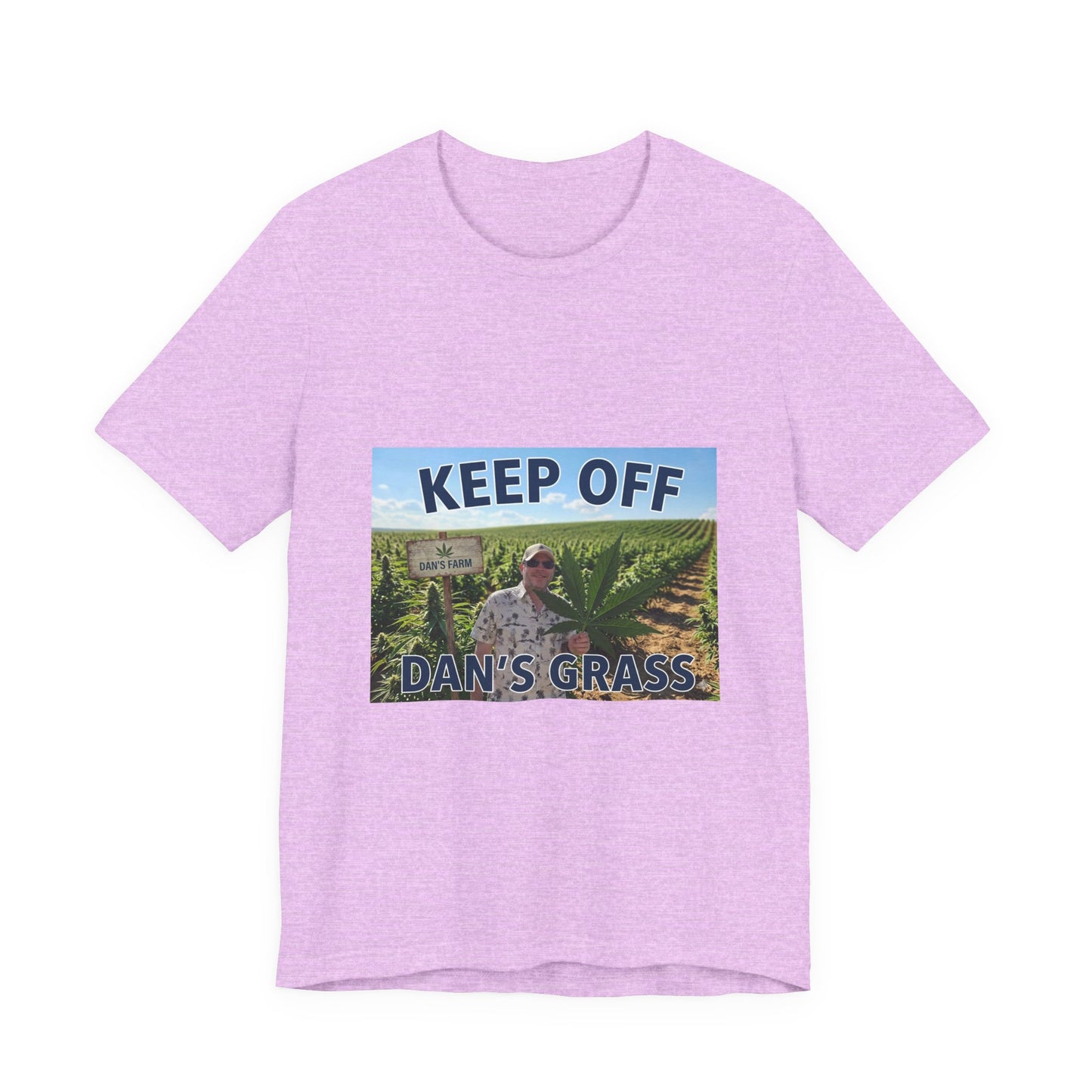 Keep Off Dan's Grass Tee — Humorous Personalized Shirt