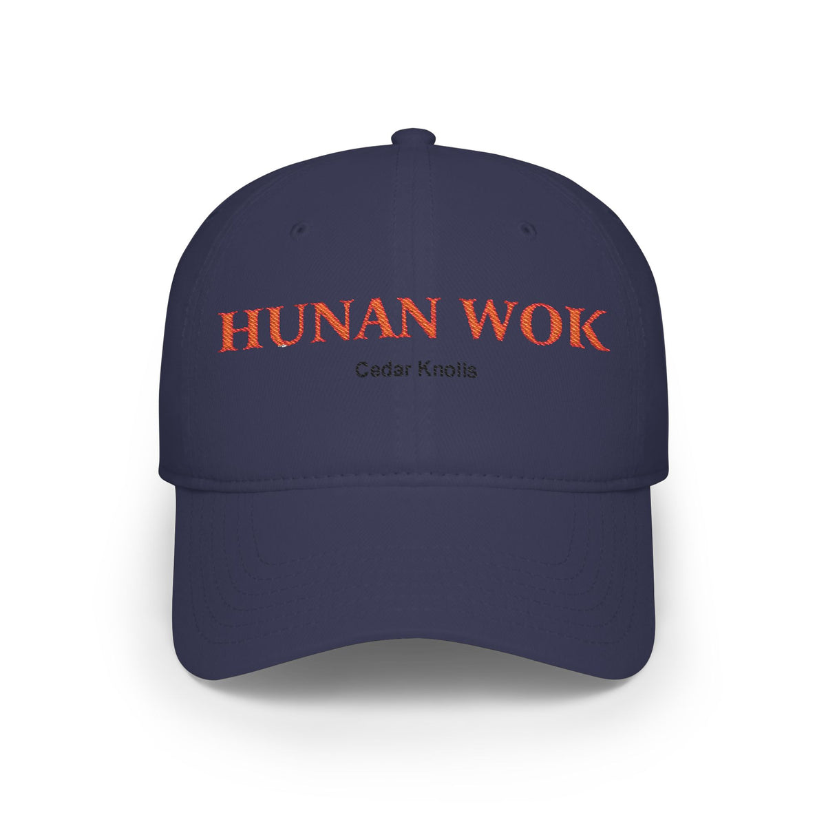 Embroidered Hunan Wok Logo Hat — Low Profile Baseball Cap