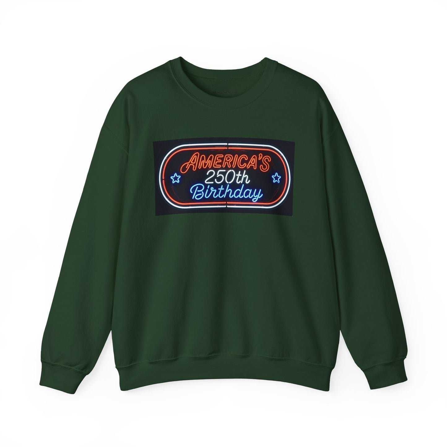 America's 250th Birthday Sweatshirt — Patriotic 4th of July Crewneck