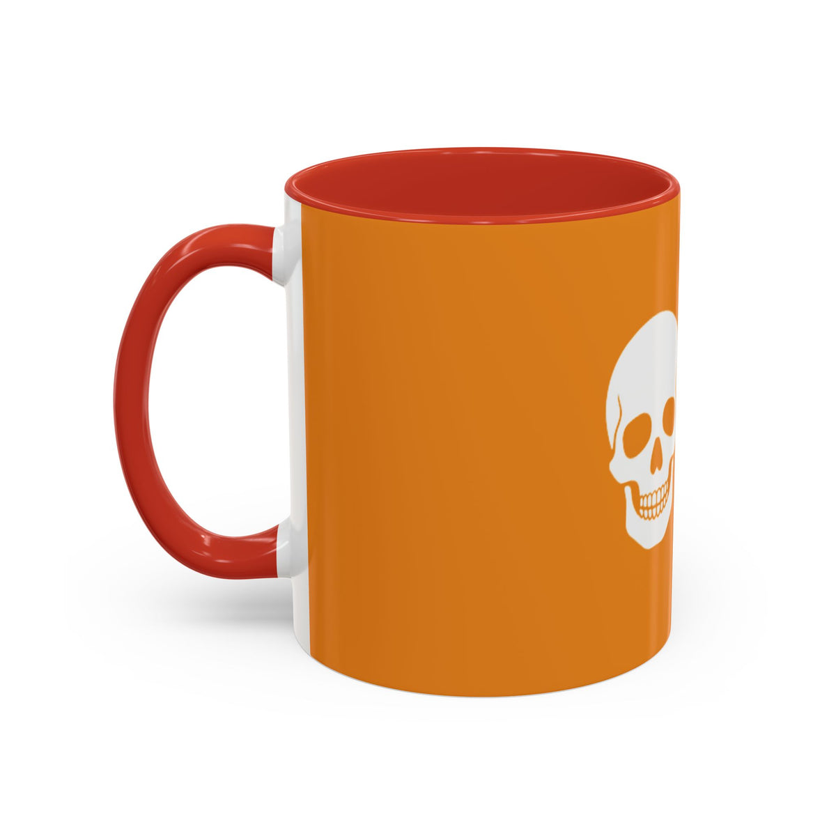 Pumpkin Spice Skull Coffee Mug — “My Blood Type Is Pumpkin Spice” Accent Mug
