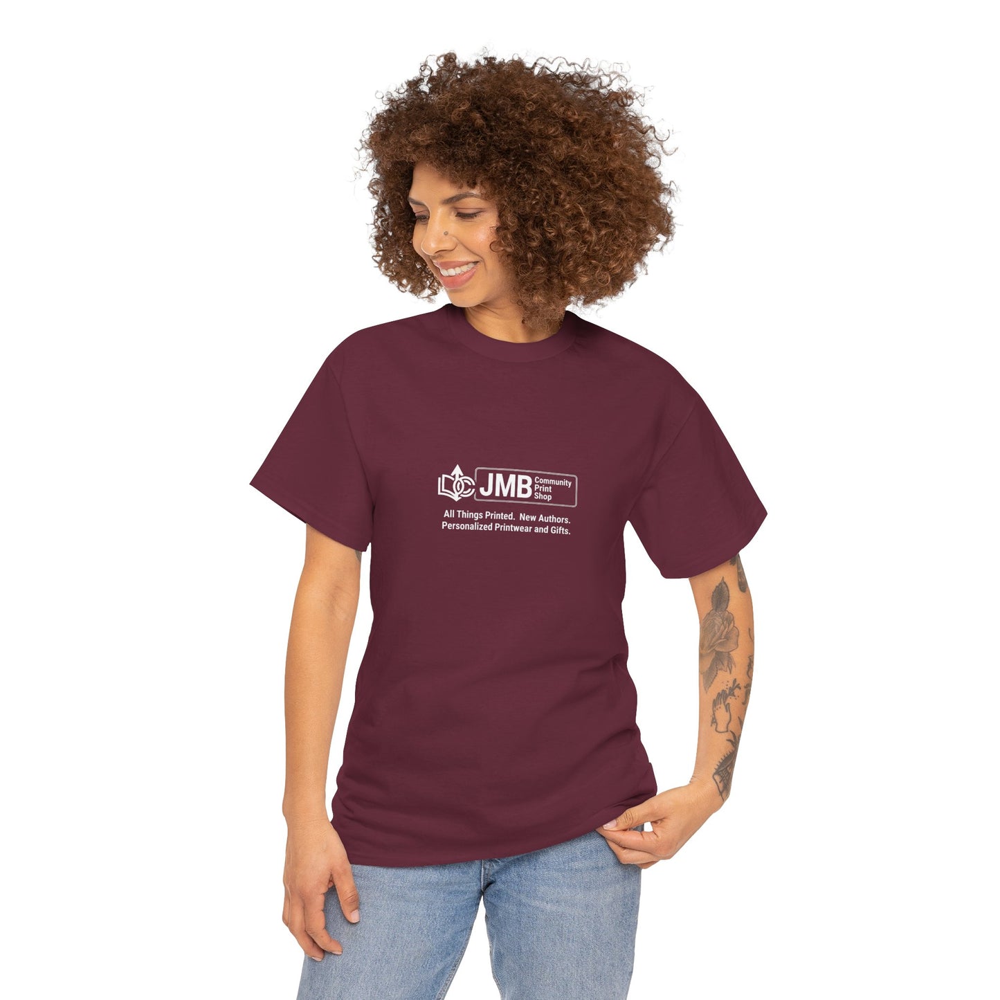 T-Shirt — Minimalist JMB Logo Tee (Small Chest Print)