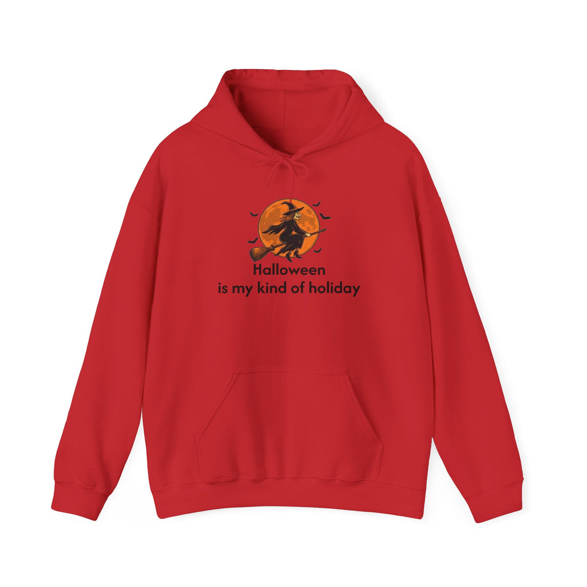 Halloween Hoodie — "Halloween is my kind of holiday" Witch Moon Sweatshirt