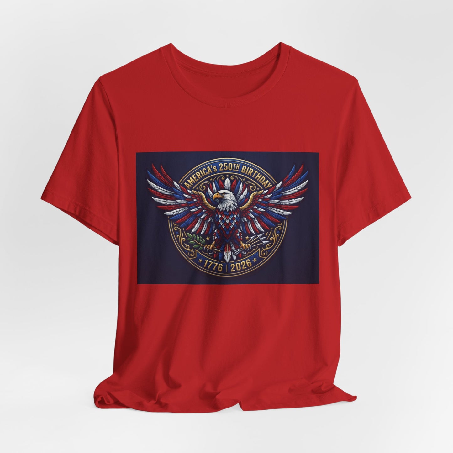 Patriotic Eagle 250th Anniversary T-Shirt — America 1776–2026 Commemorative Tee
