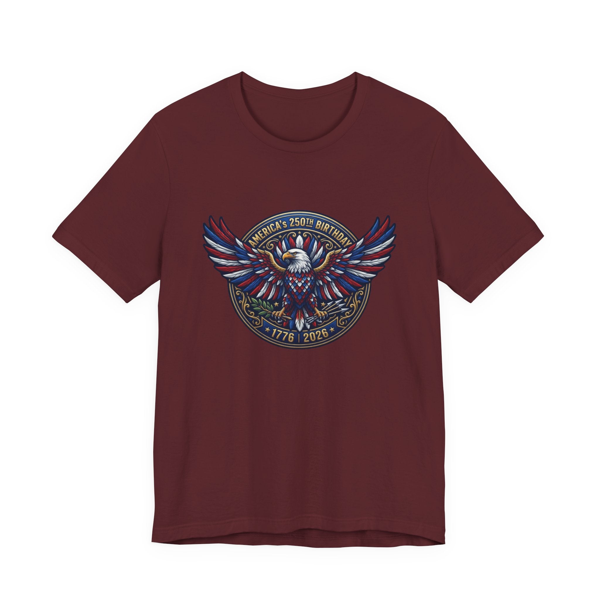 Patriotic Eagle America's 250th Birthday T-Shirt — 1776–2026 Commemorative Tee