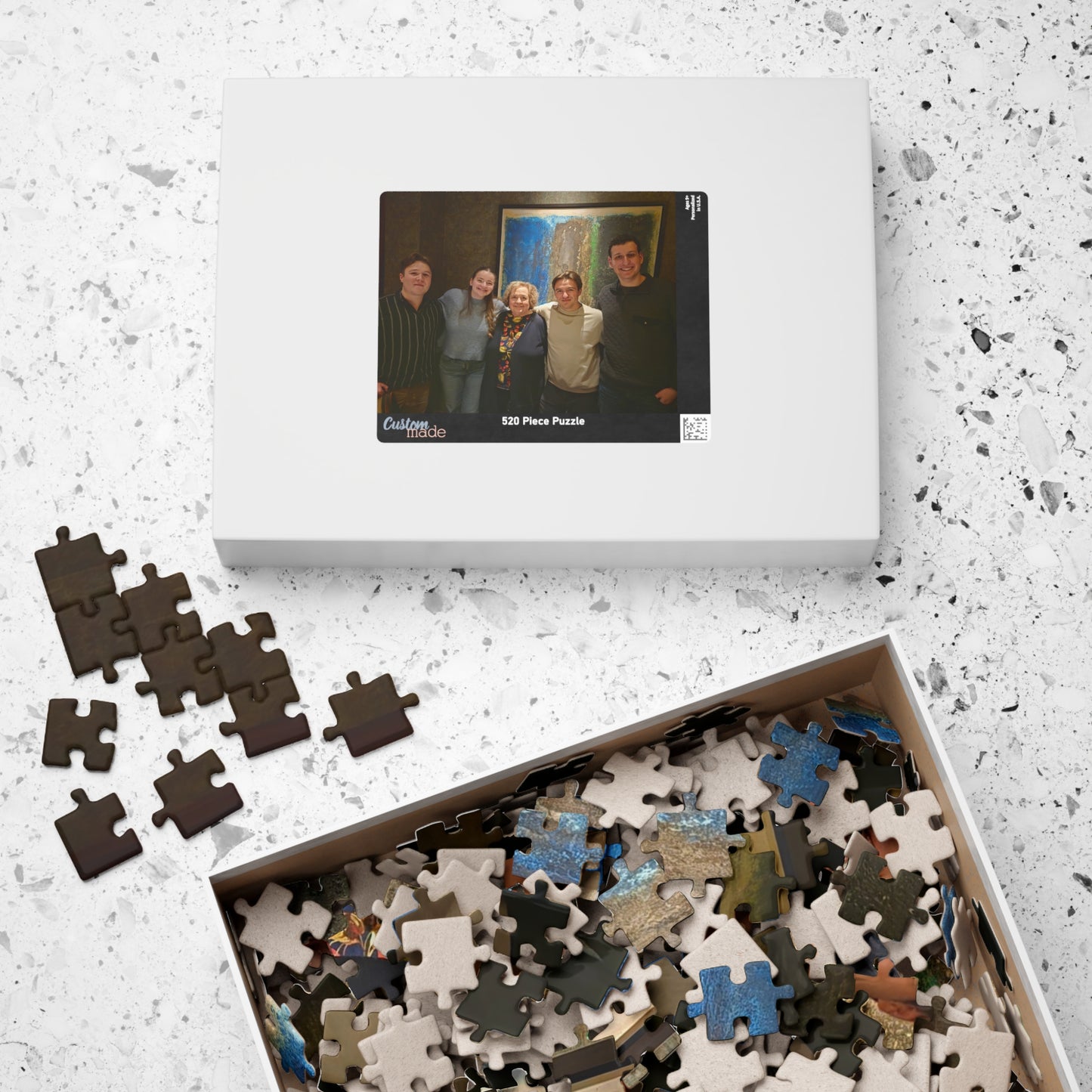 Custom Photo Family Puzzle — Personalized Jigsaw (110–1014 Pieces)