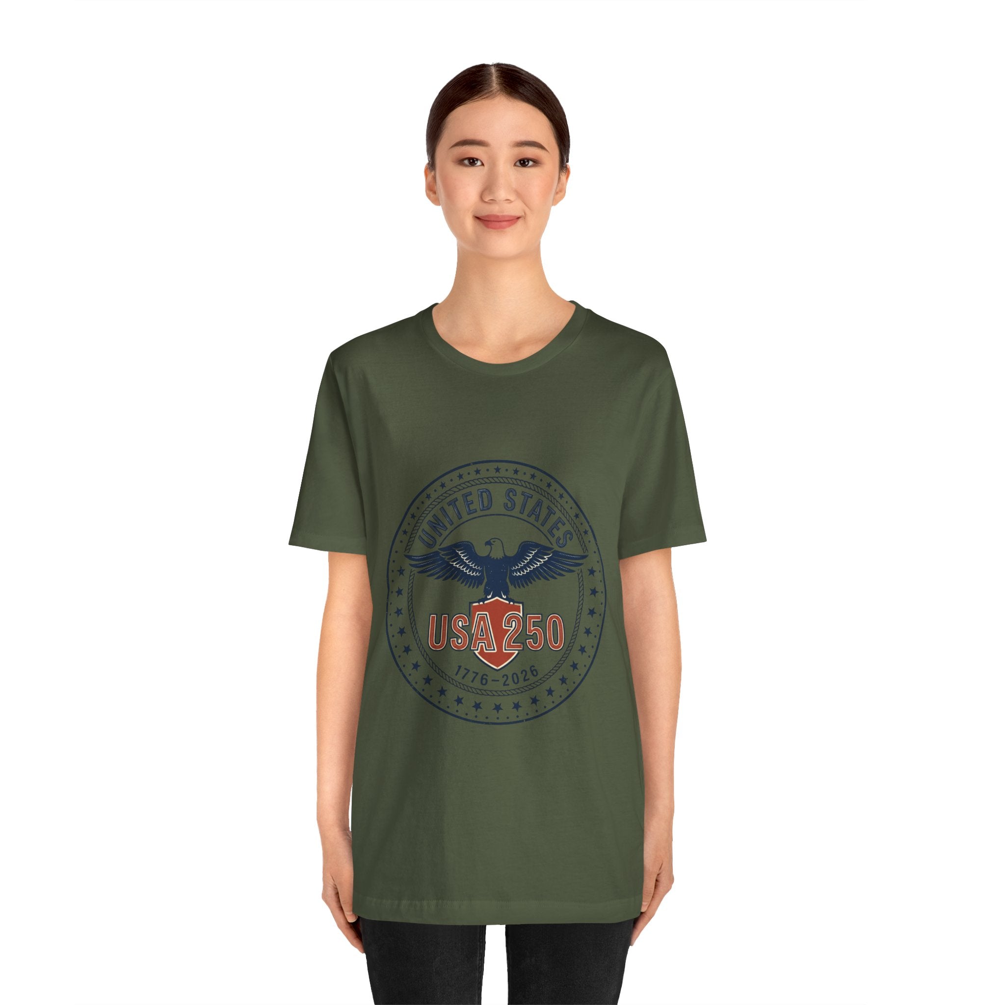 USA 250th Birthday Eagle Seal T-Shirt | 1776-2026 4th of July Patriotic Birthday