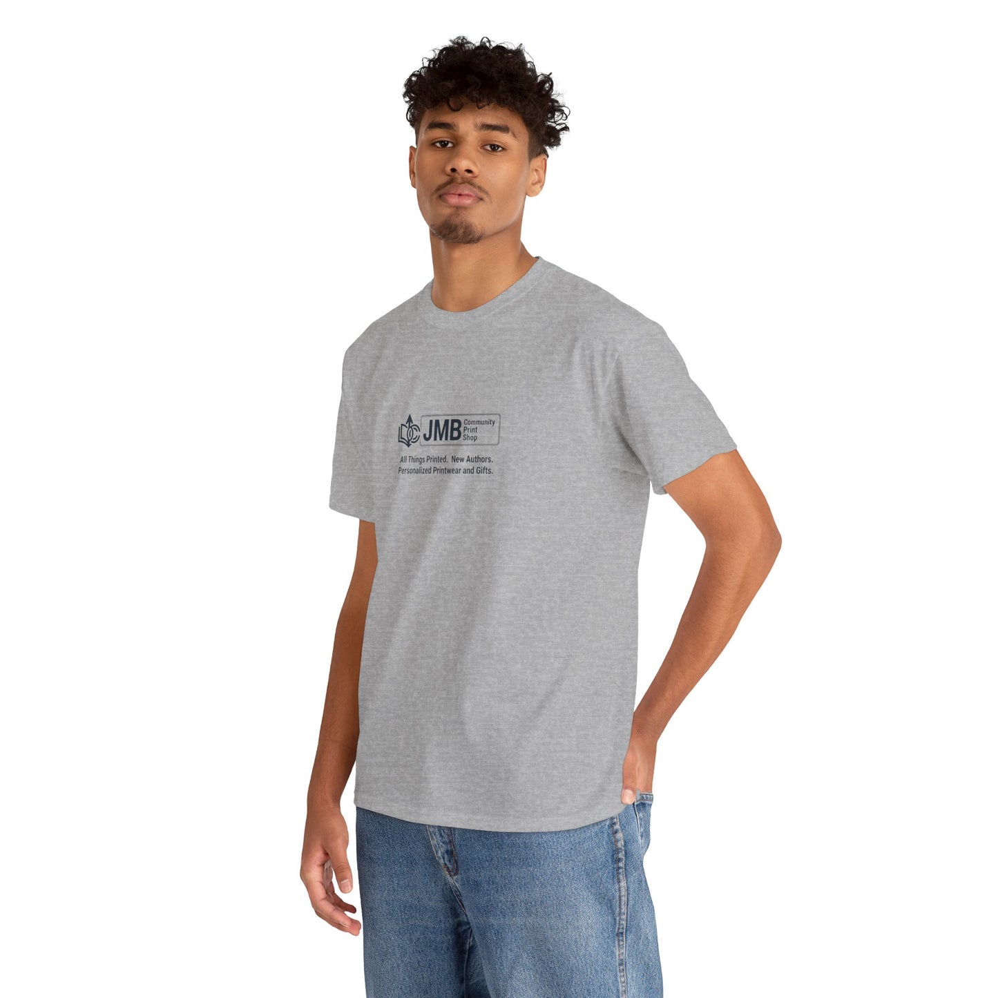 T-Shirt — Minimalist JMB Logo Tee (Small Chest Print)