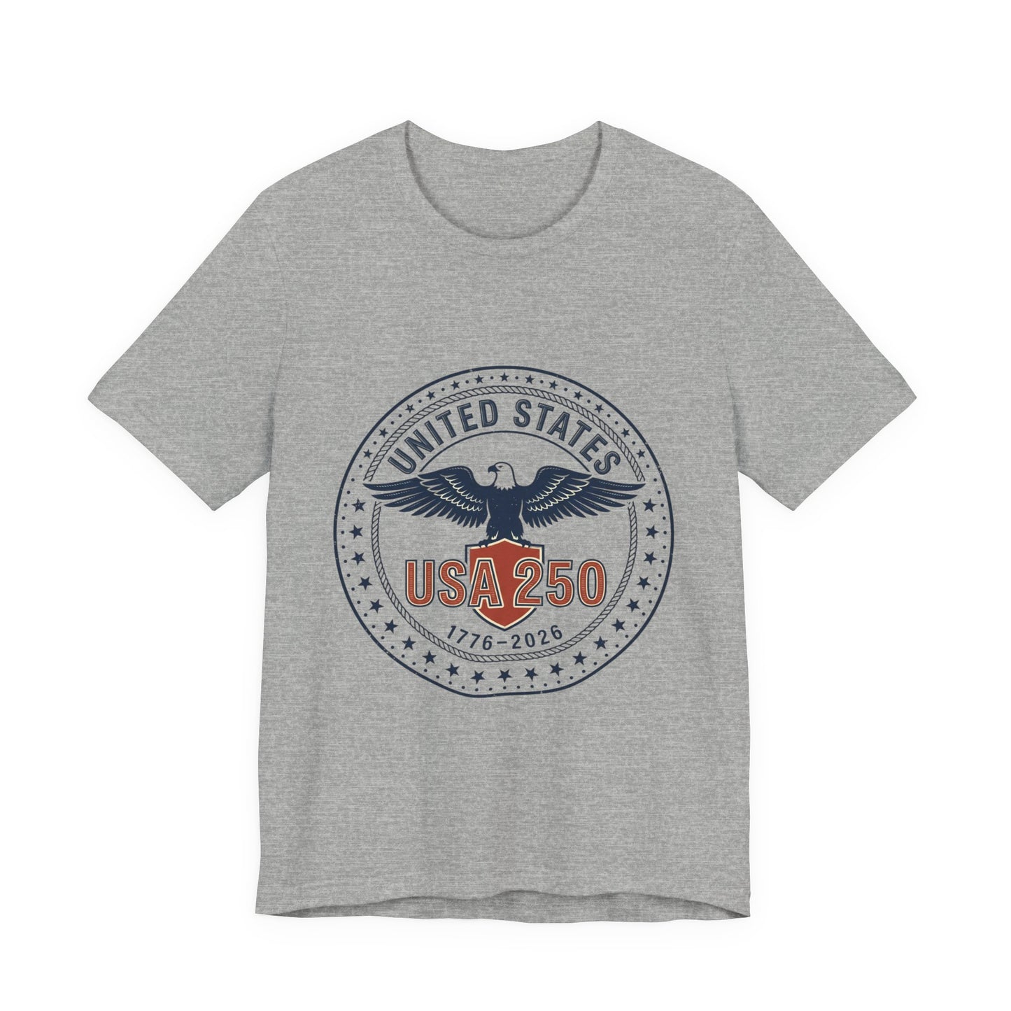 USA 250 Eagle Seal T-Shirt | 1776-2026 4th of July Patriotic Anniversary