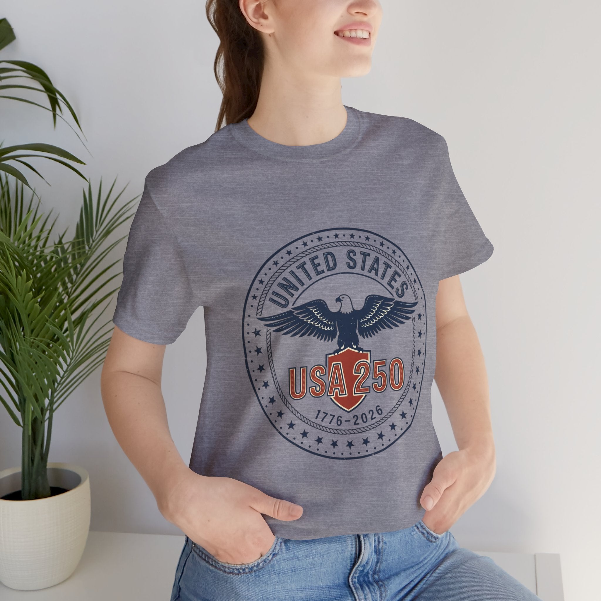 USA 250th Birthday Eagle Seal T-Shirt | 1776-2026 4th of July Patriotic Birthday