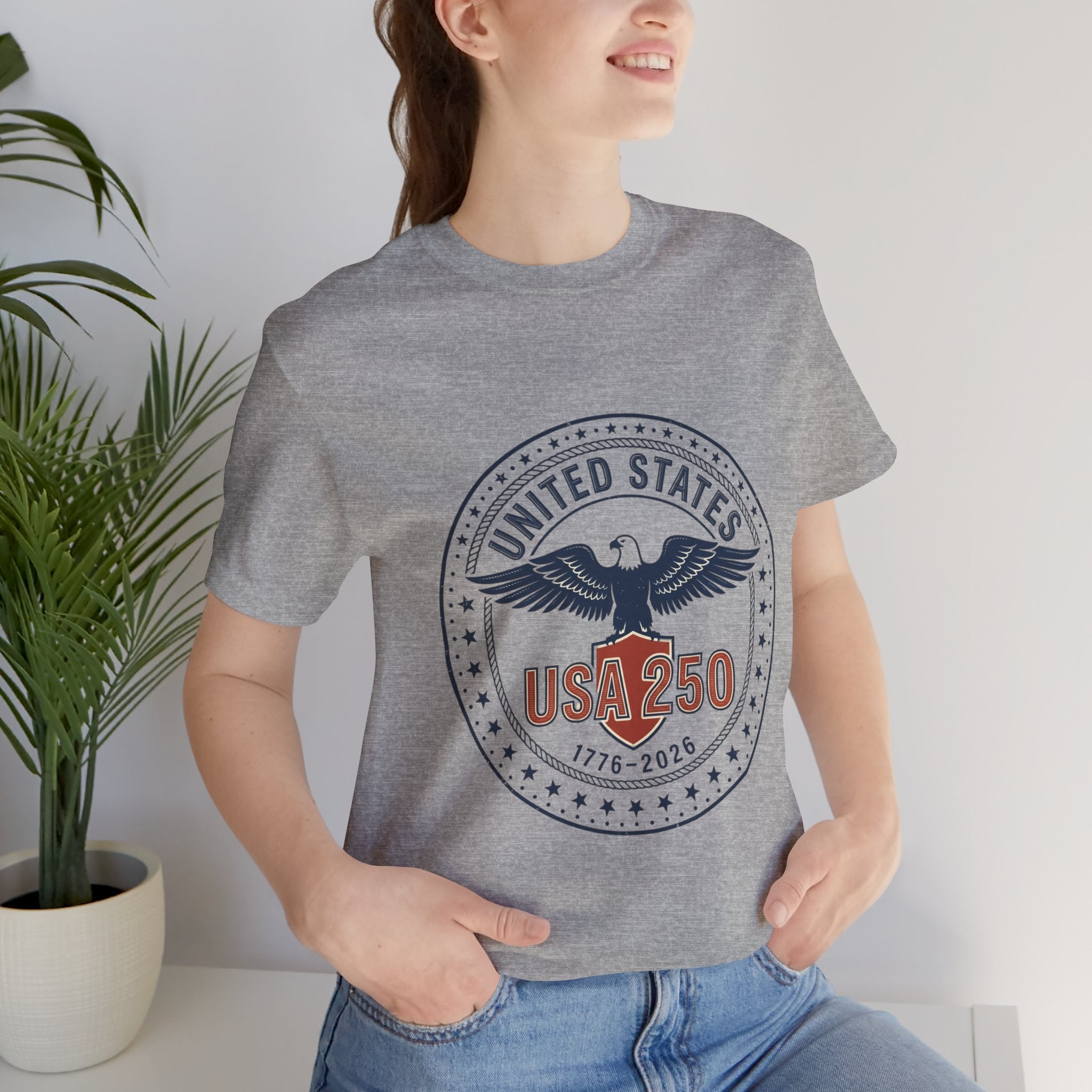 USA 250th Birthday Eagle Seal T-Shirt | 1776-2026 4th of July Patriotic Birthday