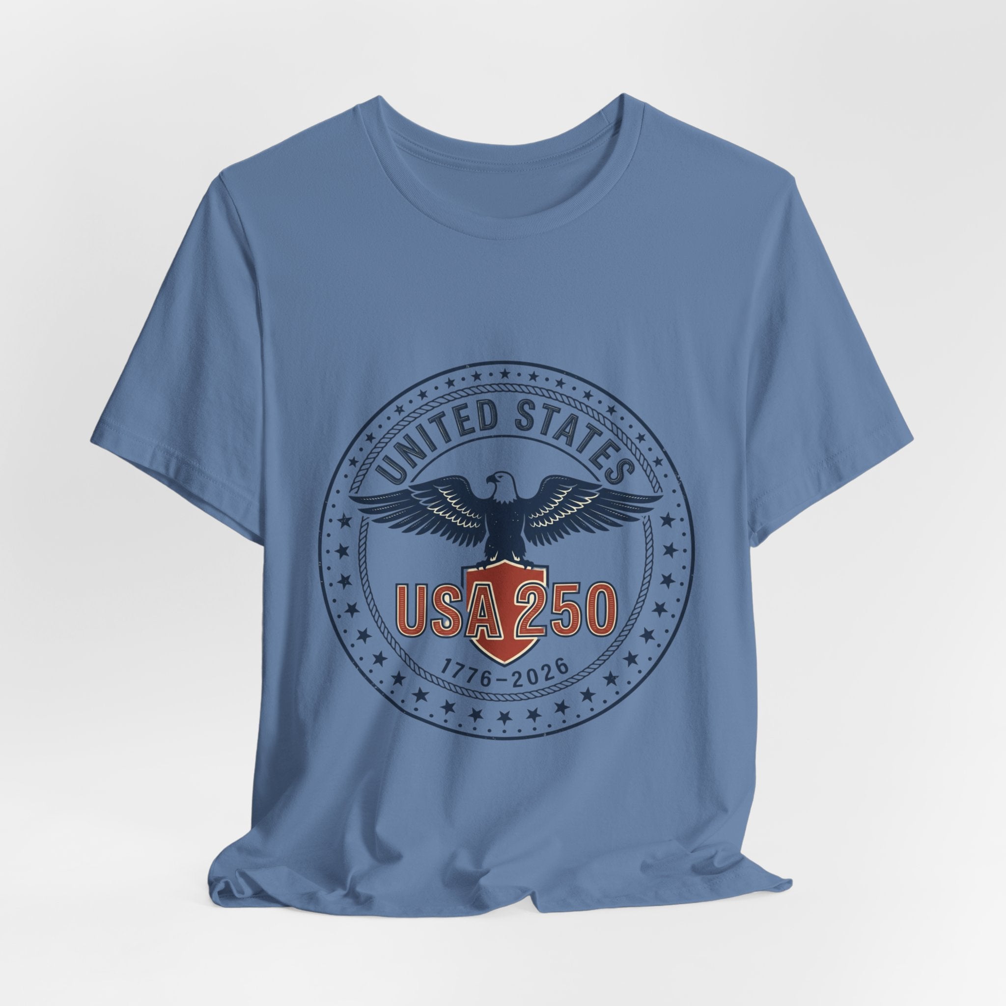 USA 250th Birthday Eagle Seal T-Shirt | 1776-2026 4th of July Patriotic Birthday