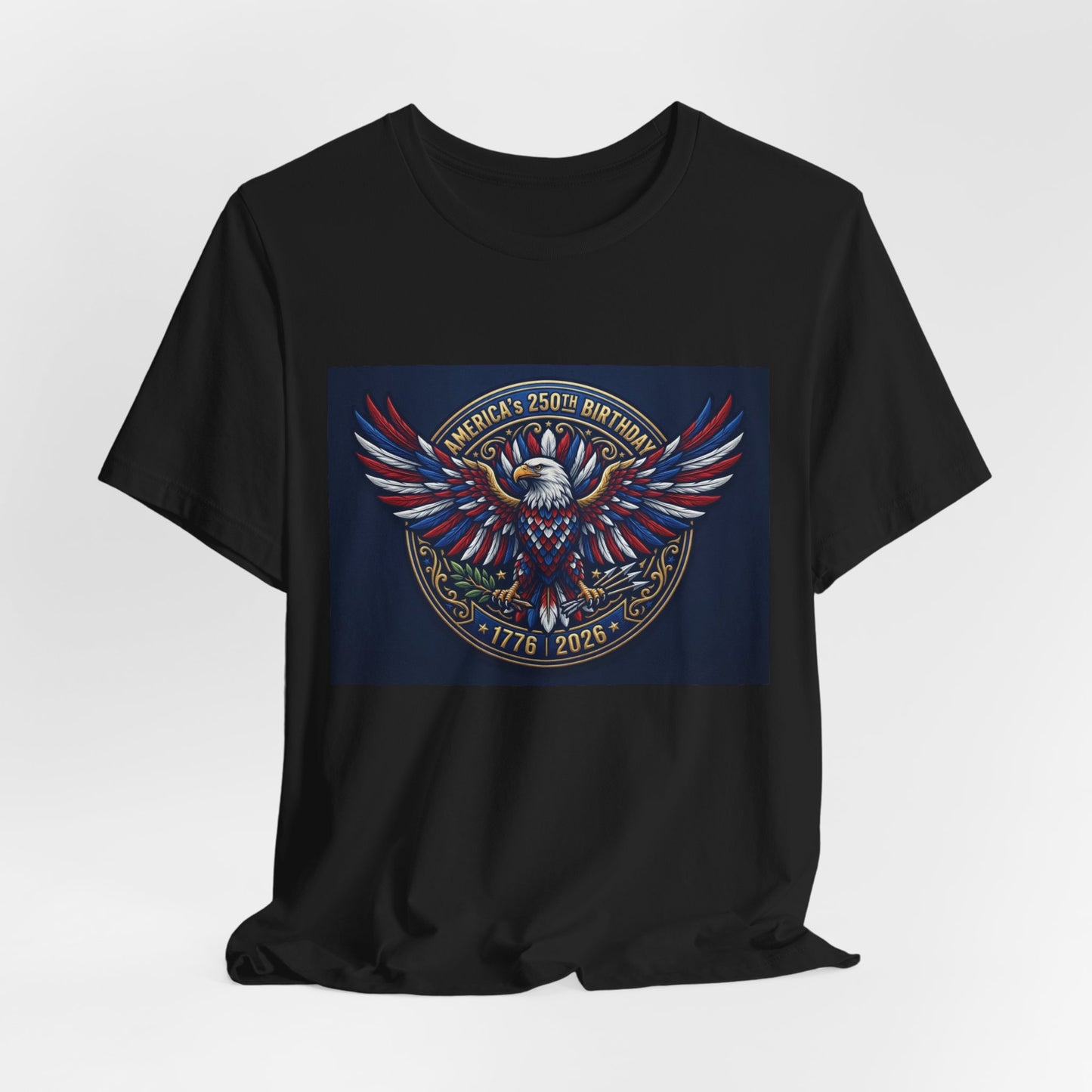 Patriotic Eagle 250th Anniversary T-Shirt — America 1776–2026 Commemorative Tee