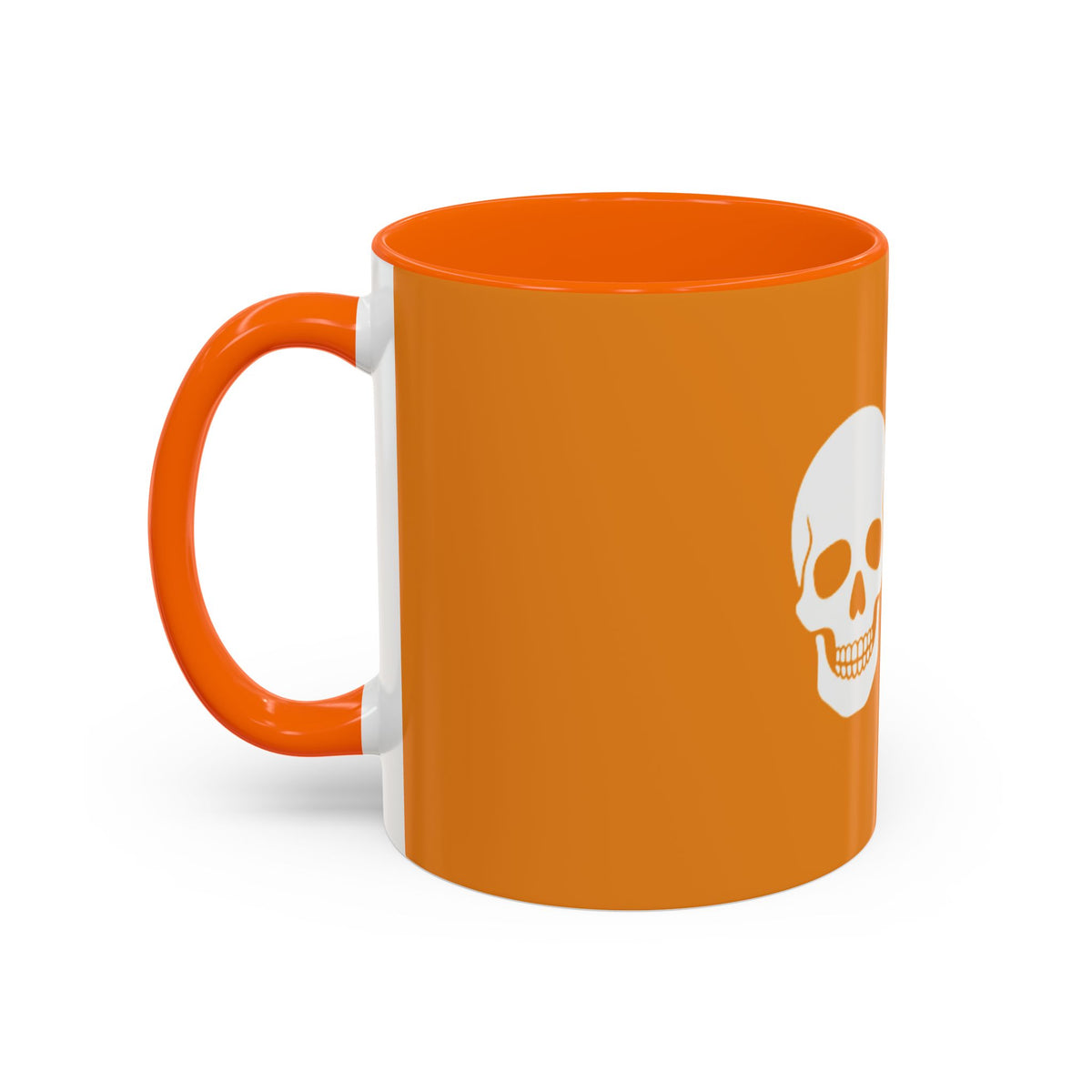 Pumpkin Spice Skull Coffee Mug — “My Blood Type Is Pumpkin Spice” Accent Mug