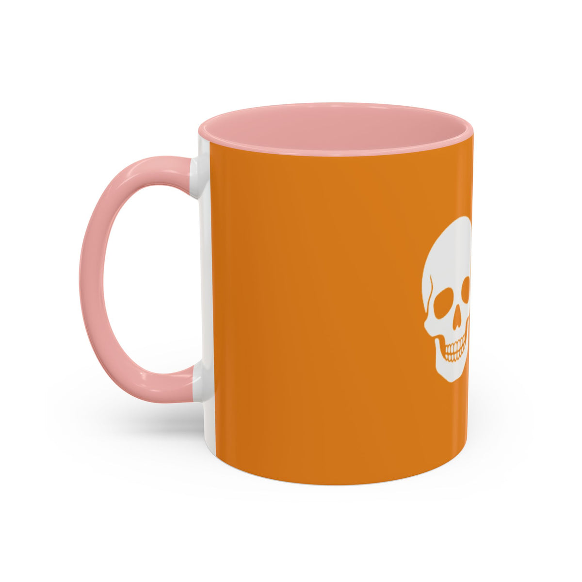 Pumpkin Spice Skull Coffee Mug — “My Blood Type Is Pumpkin Spice” Accent Mug