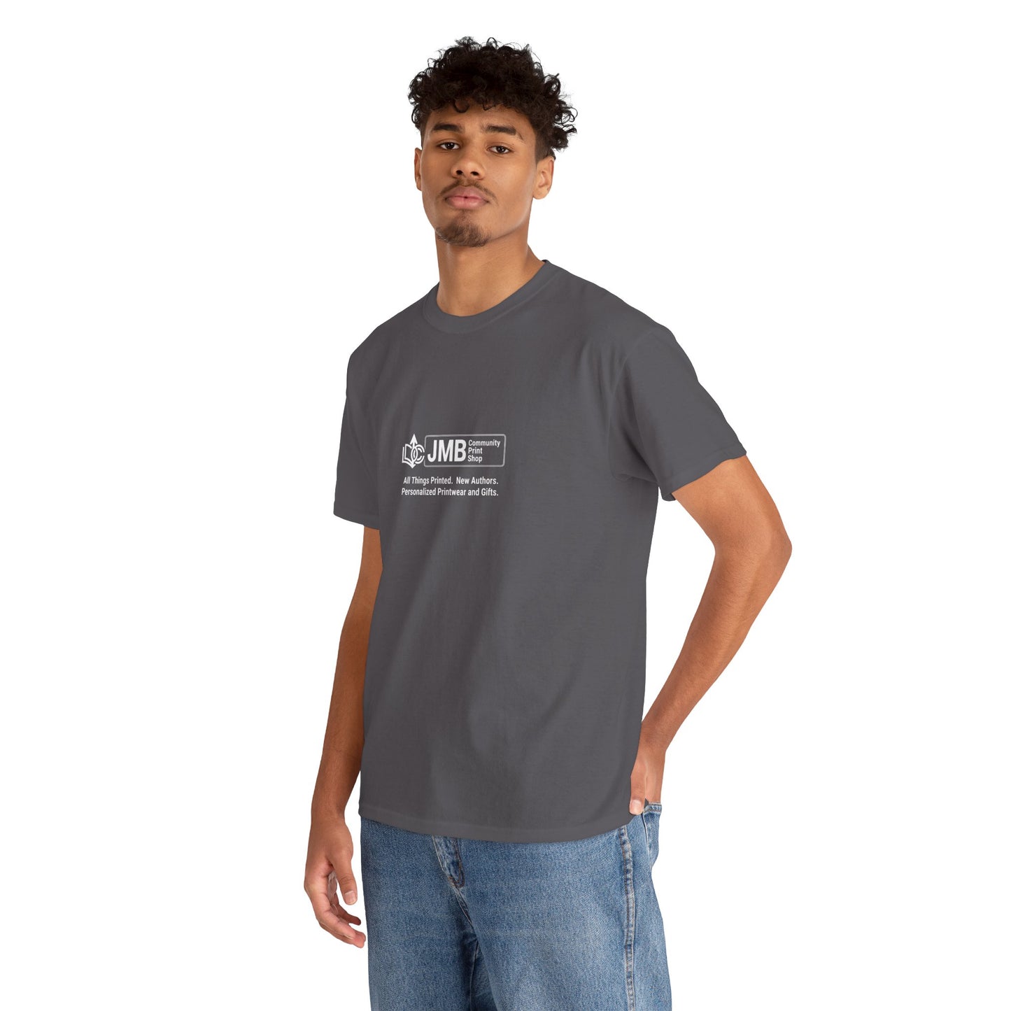 T-Shirt — Minimalist JMB Logo Tee (Small Chest Print)