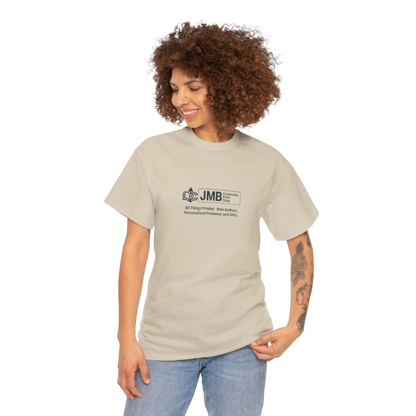 T-Shirt — Minimalist JMB Logo Tee (Small Chest Print)