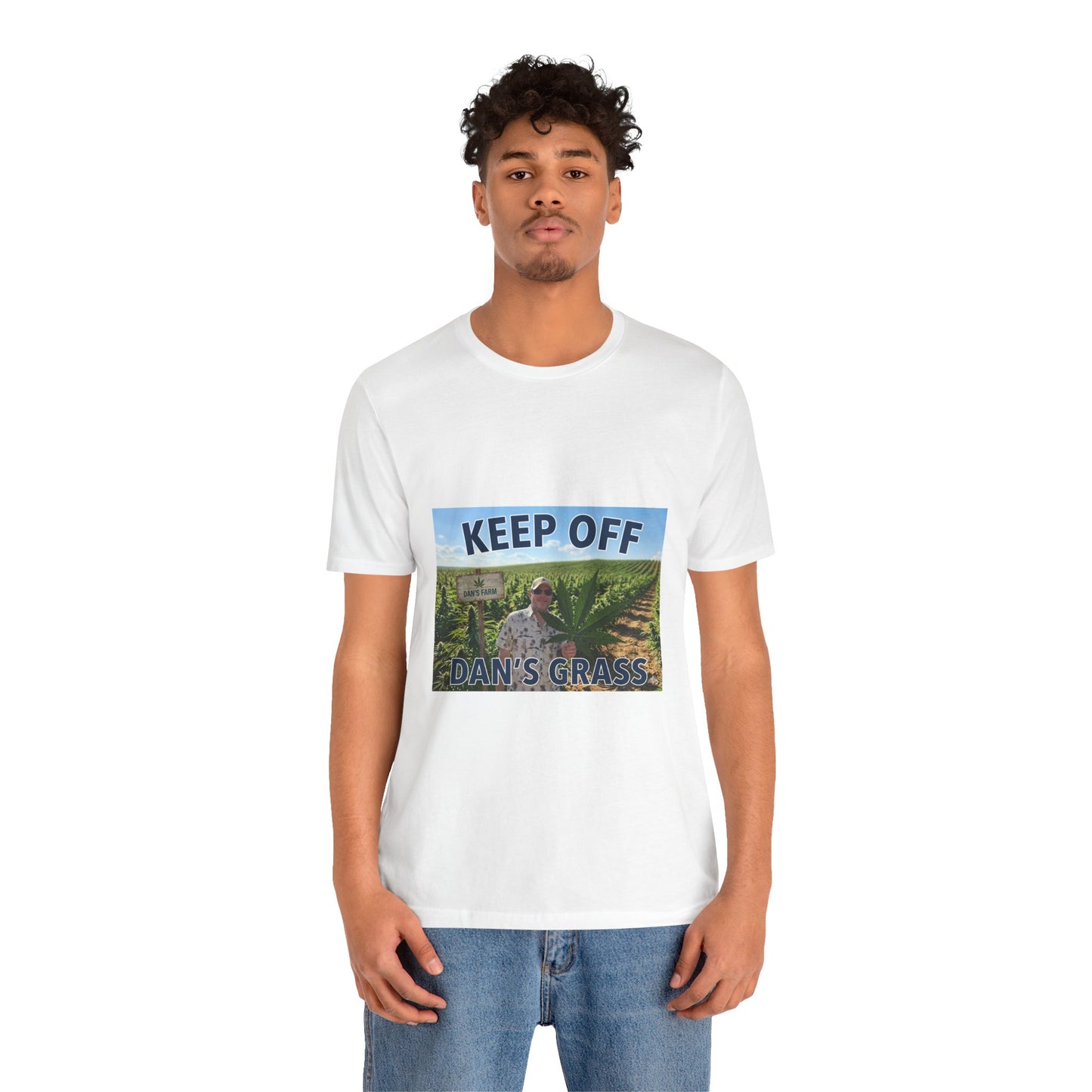 Keep Off Dan's Grass Tee — Humorous Personalized Shirt