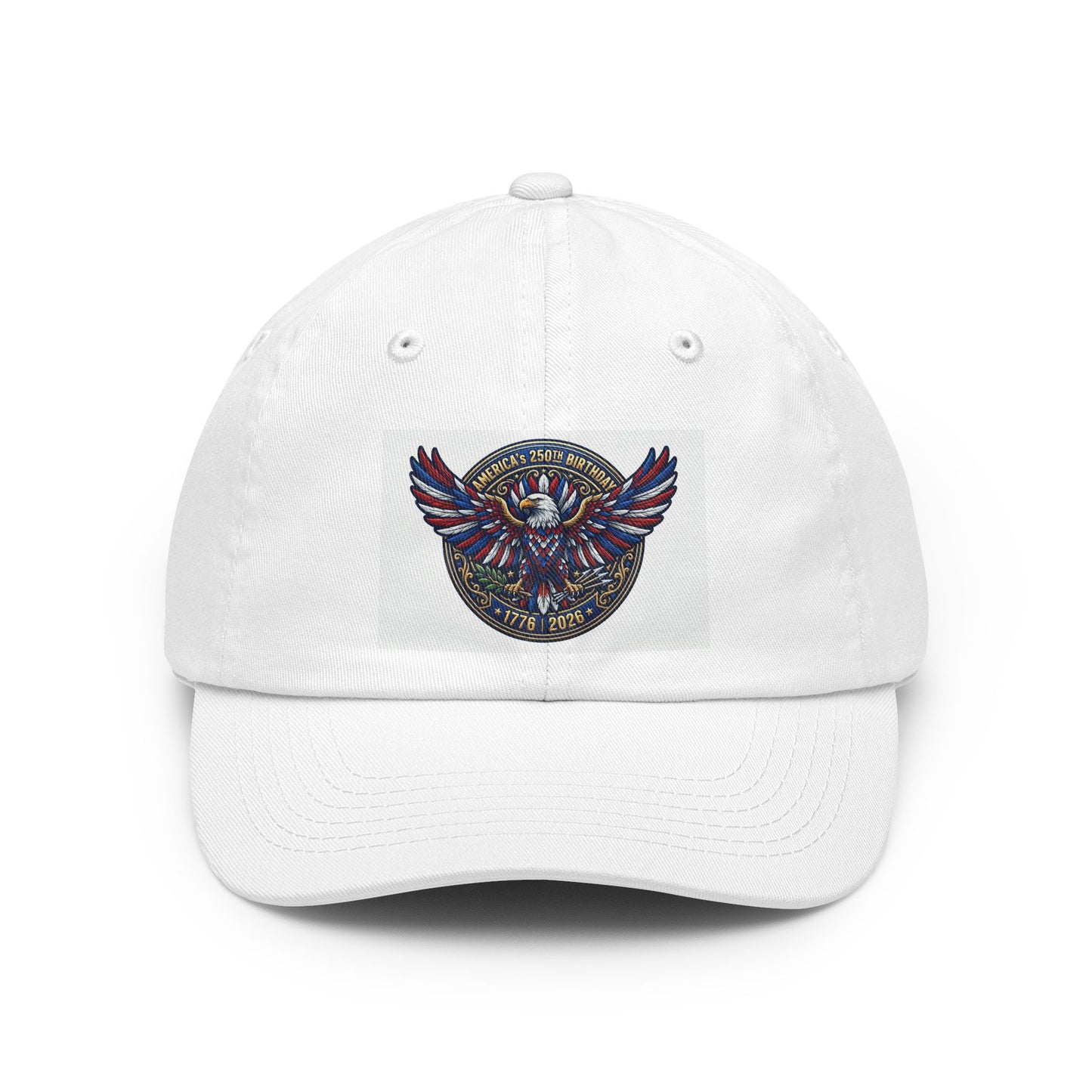 Dad Hat - 'America's 250th Birthday' Embroidered Patriotic Cap