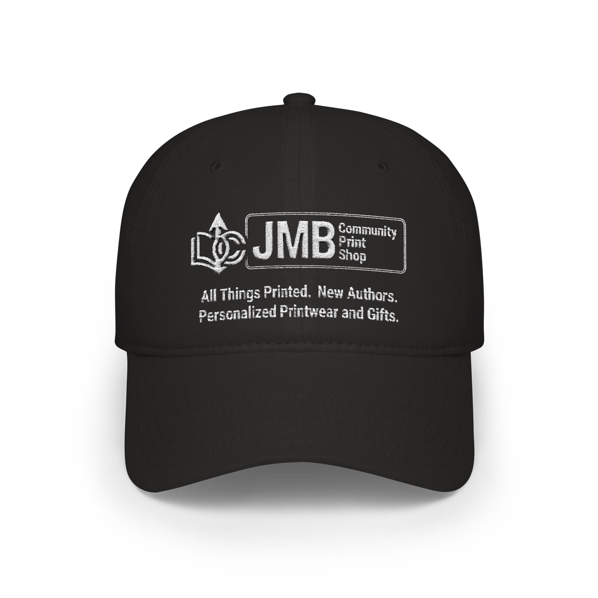 DYW - Low Profile Embroidered Baseball Cap — JMB Community Print Shop Logo Hat