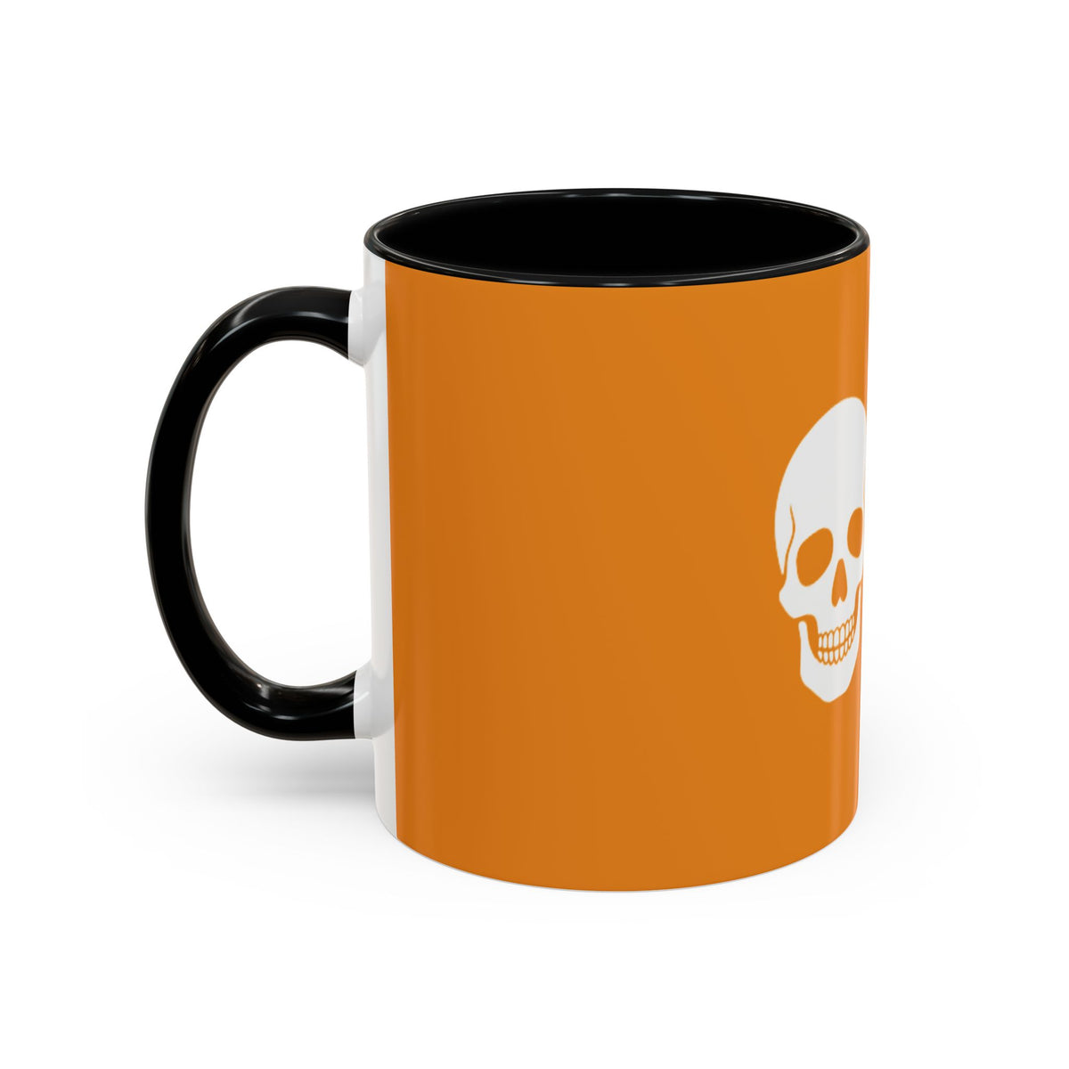Pumpkin Spice Skull Coffee Mug — “My Blood Type Is Pumpkin Spice” Accent Mug
