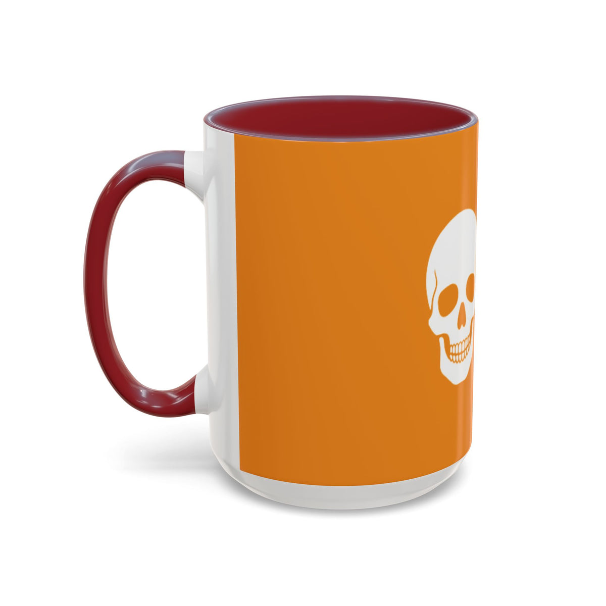 Pumpkin Spice Skull Coffee Mug — “My Blood Type Is Pumpkin Spice” Accent Mug
