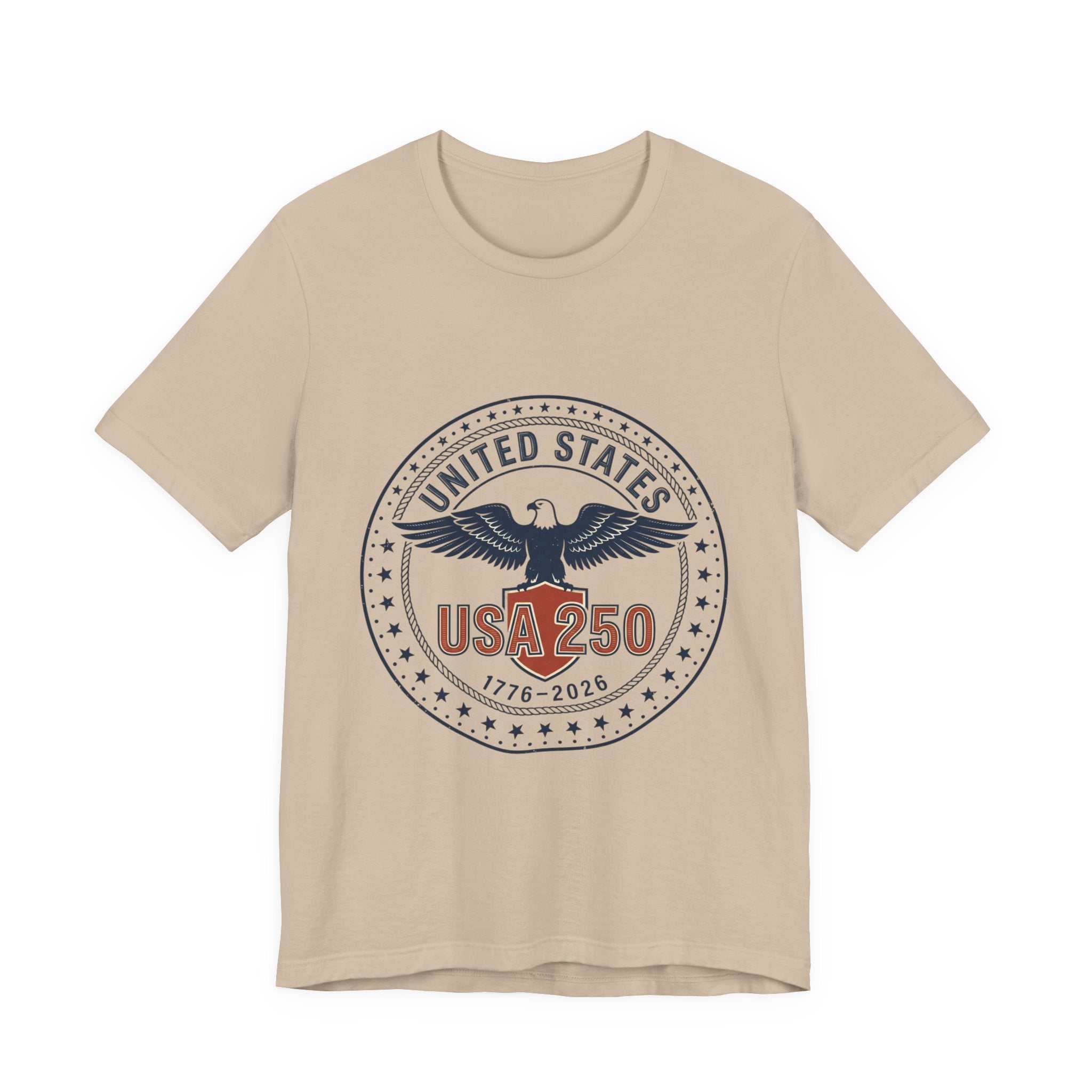 USA 250th Birthday Eagle Seal T-Shirt | 1776-2026 4th of July Patriotic Birthday