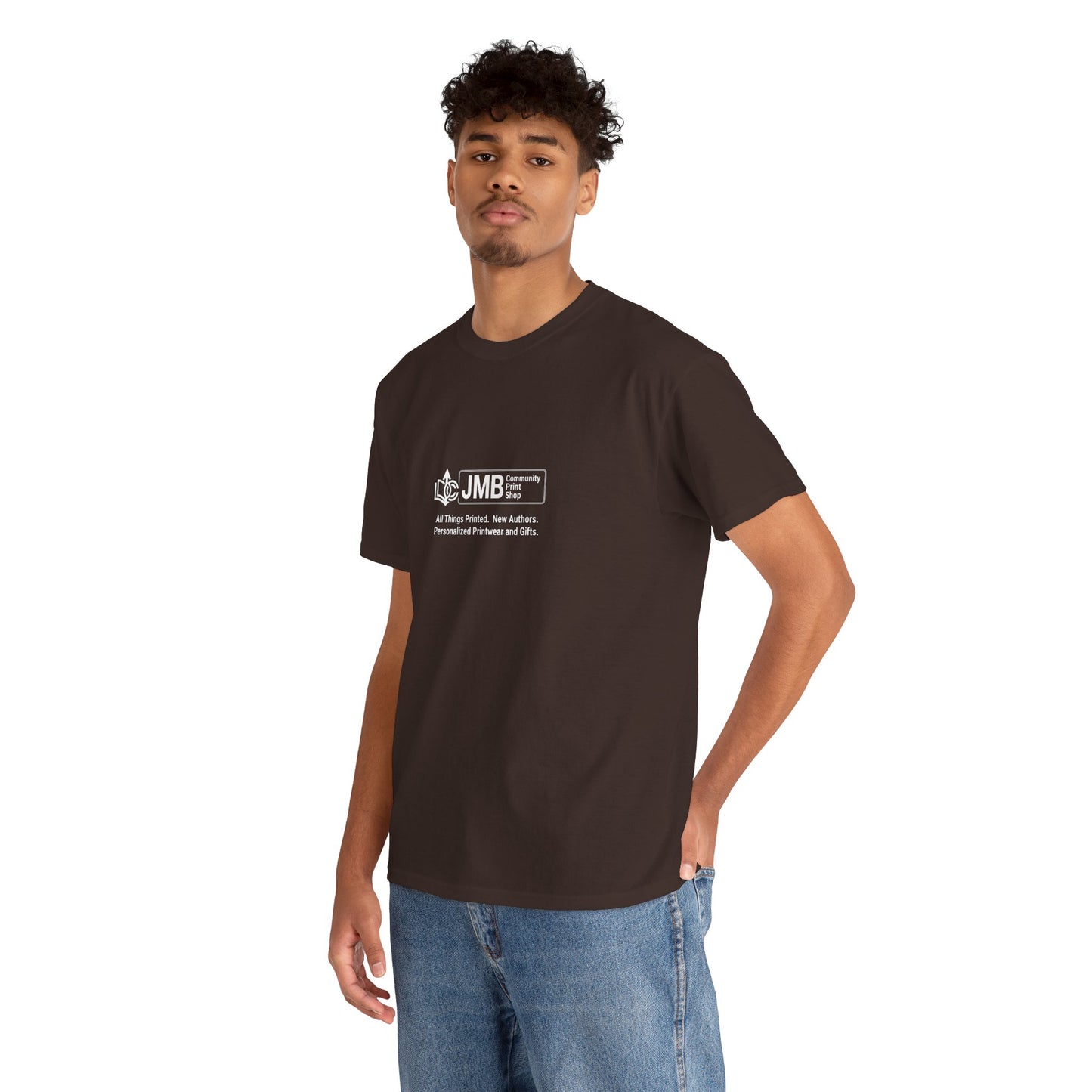 T-Shirt — Minimalist JMB Logo Tee (Small Chest Print)
