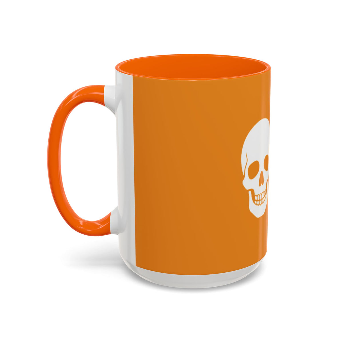 Pumpkin Spice Skull Coffee Mug — “My Blood Type Is Pumpkin Spice” Accent Mug