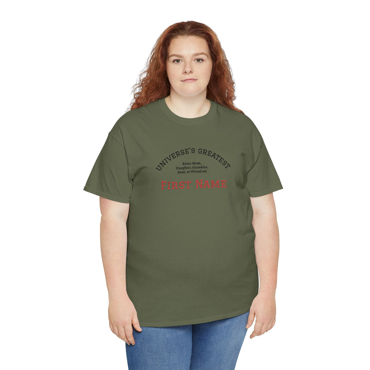 Embroidered "Universe's Greatest" Woman - Mom, Daughter, Grandma, Aunt or more - YOU DECIDE! - Personalized T-Shirt