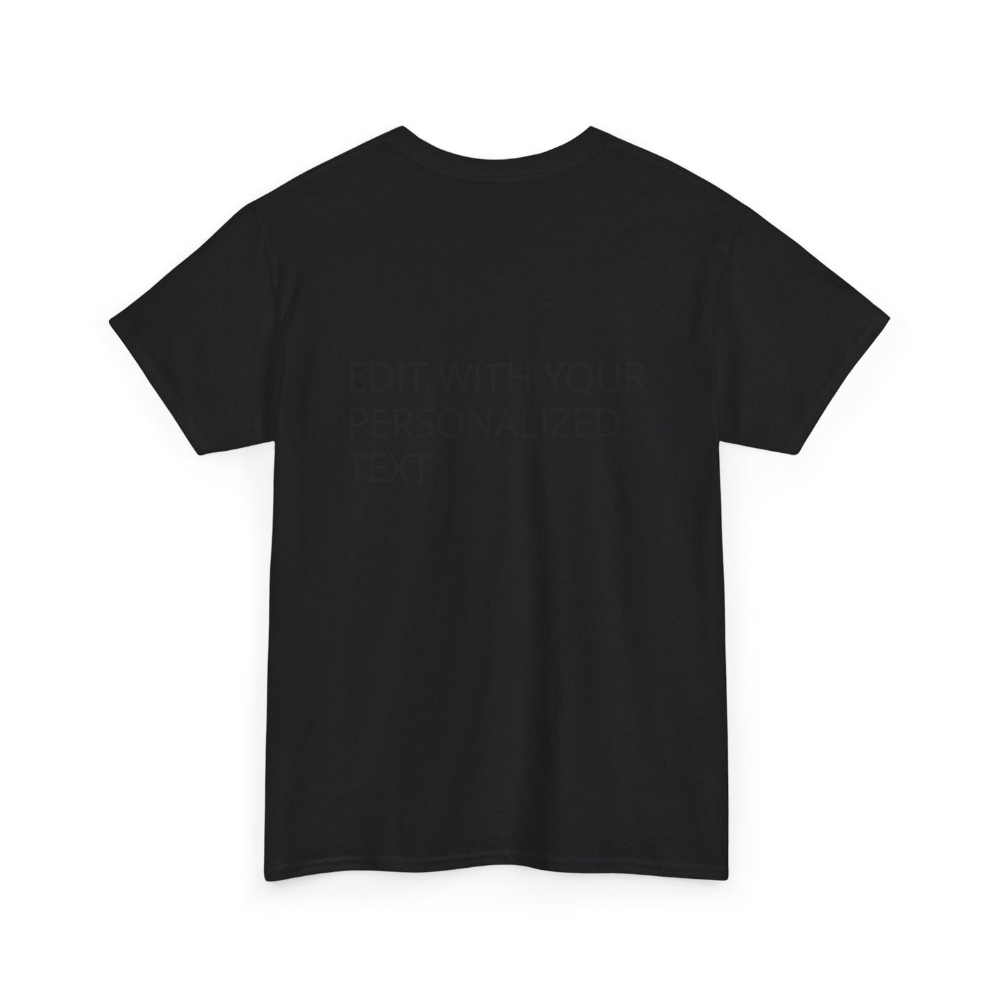 Fully Customizable Multi-Photo T-Shirt – Personalized Text & Image 2-Zone Tee