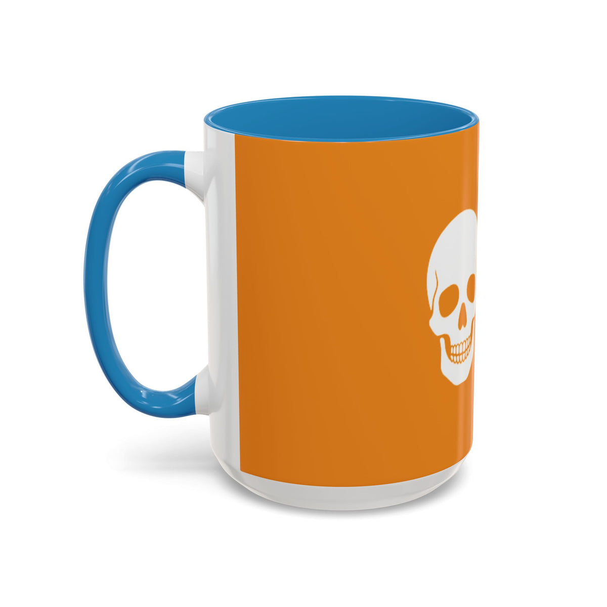 Pumpkin Spice Skull Coffee Mug — “My Blood Type Is Pumpkin Spice” Accent Mug