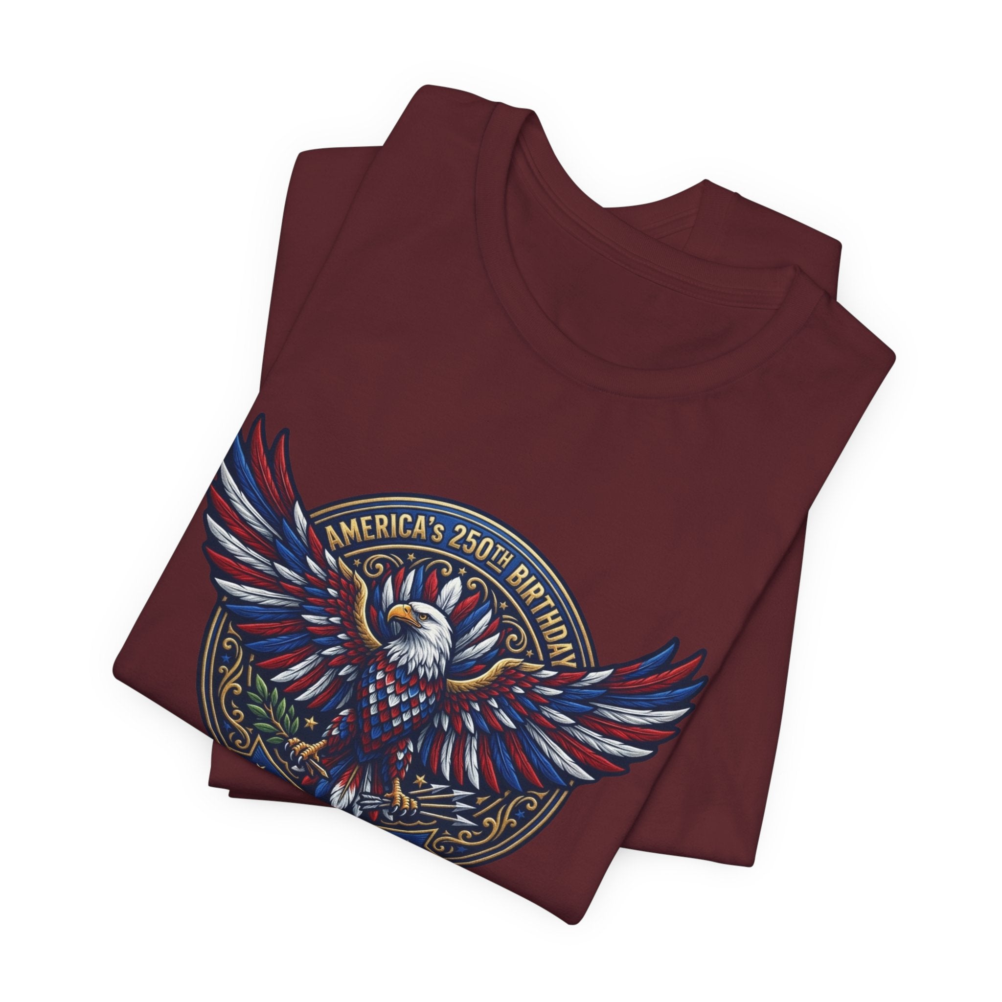 Patriotic Eagle America's 250th Birthday T-Shirt — 1776–2026 Commemorative Tee