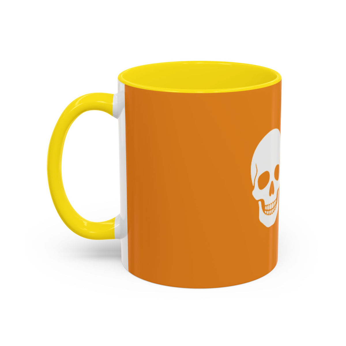 Pumpkin Spice Skull Coffee Mug — “My Blood Type Is Pumpkin Spice” Accent Mug