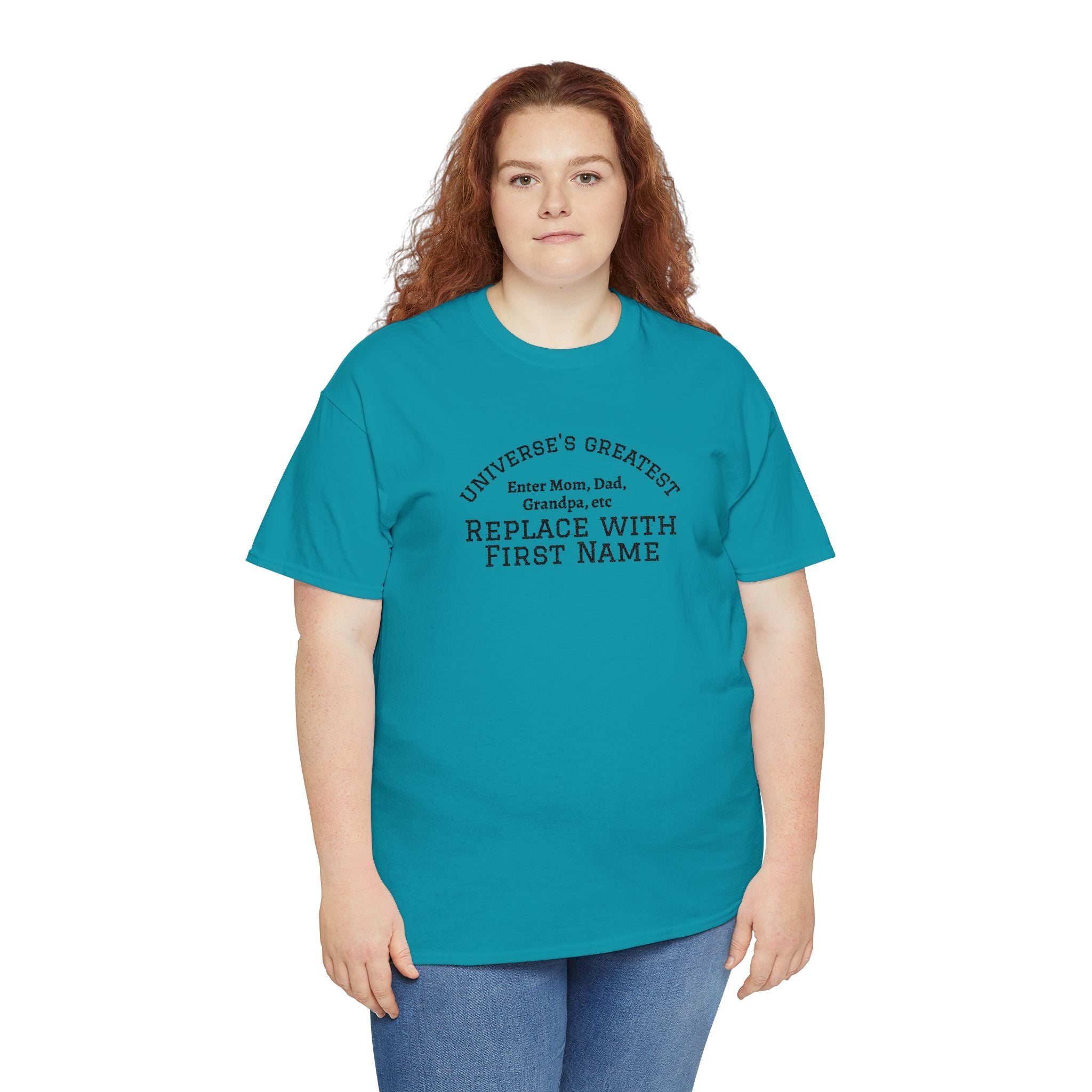 Universe's Greatest Mom, Dad, or More Personalized and Embroidered T-Shirt
