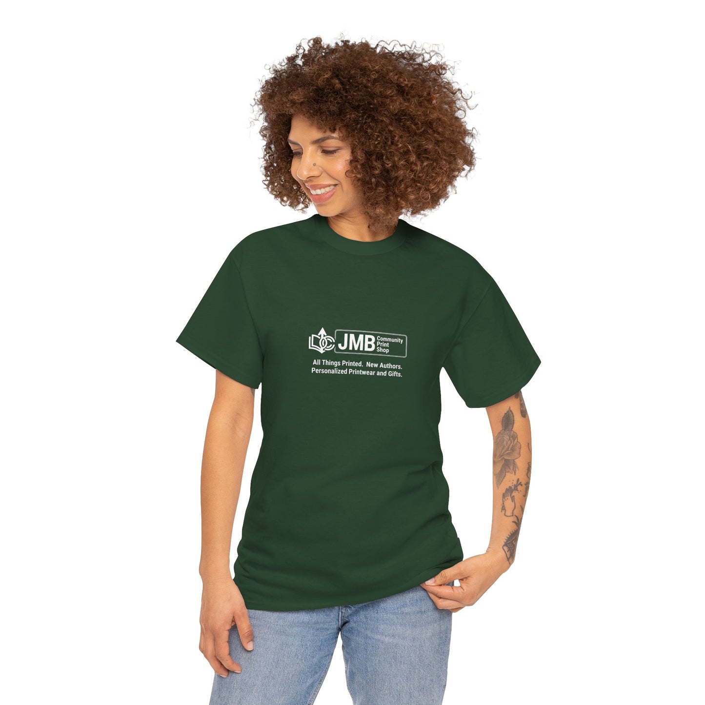 T-Shirt — Minimalist JMB Logo Tee (Small Chest Print)