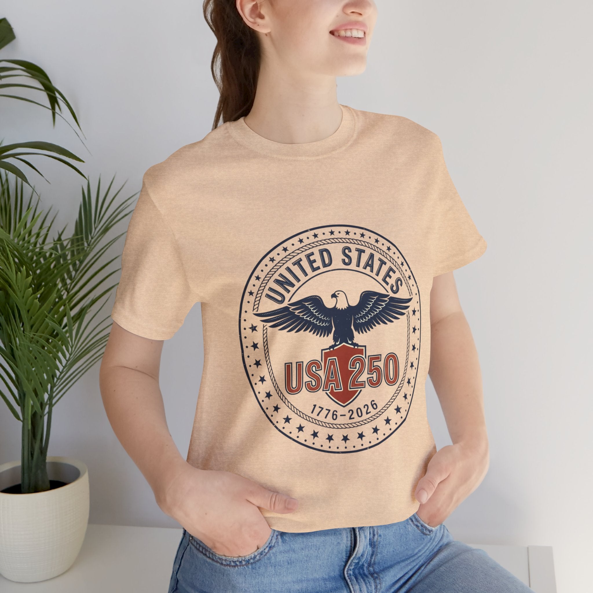 USA 250th Birthday Eagle Seal T-Shirt | 1776-2026 4th of July Patriotic Birthday