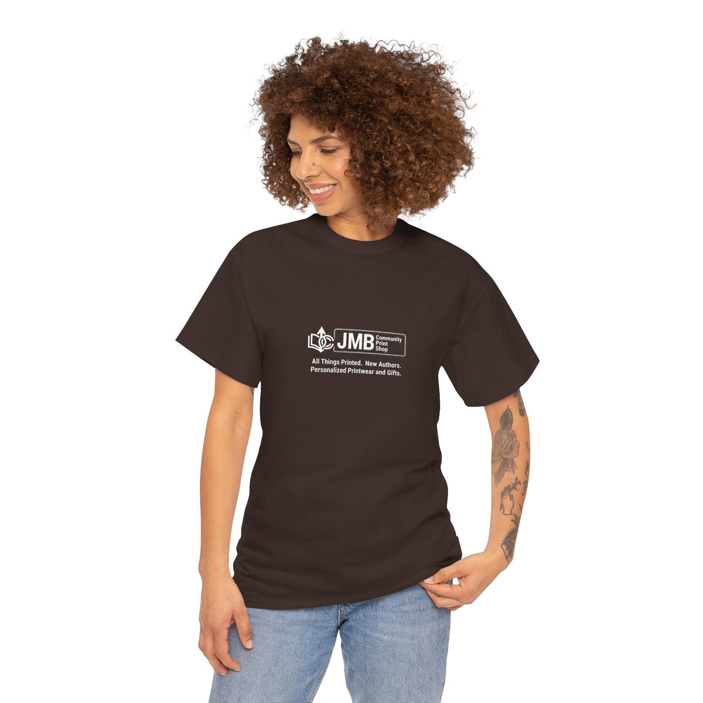 T-Shirt — Minimalist JMB Logo Tee (Small Chest Print)