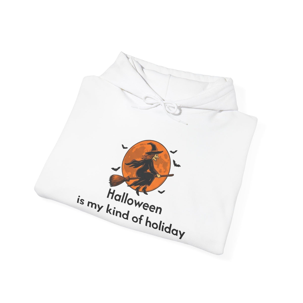 Halloween Hoodie — "Halloween is my kind of holiday" Witch Moon Sweatshirt