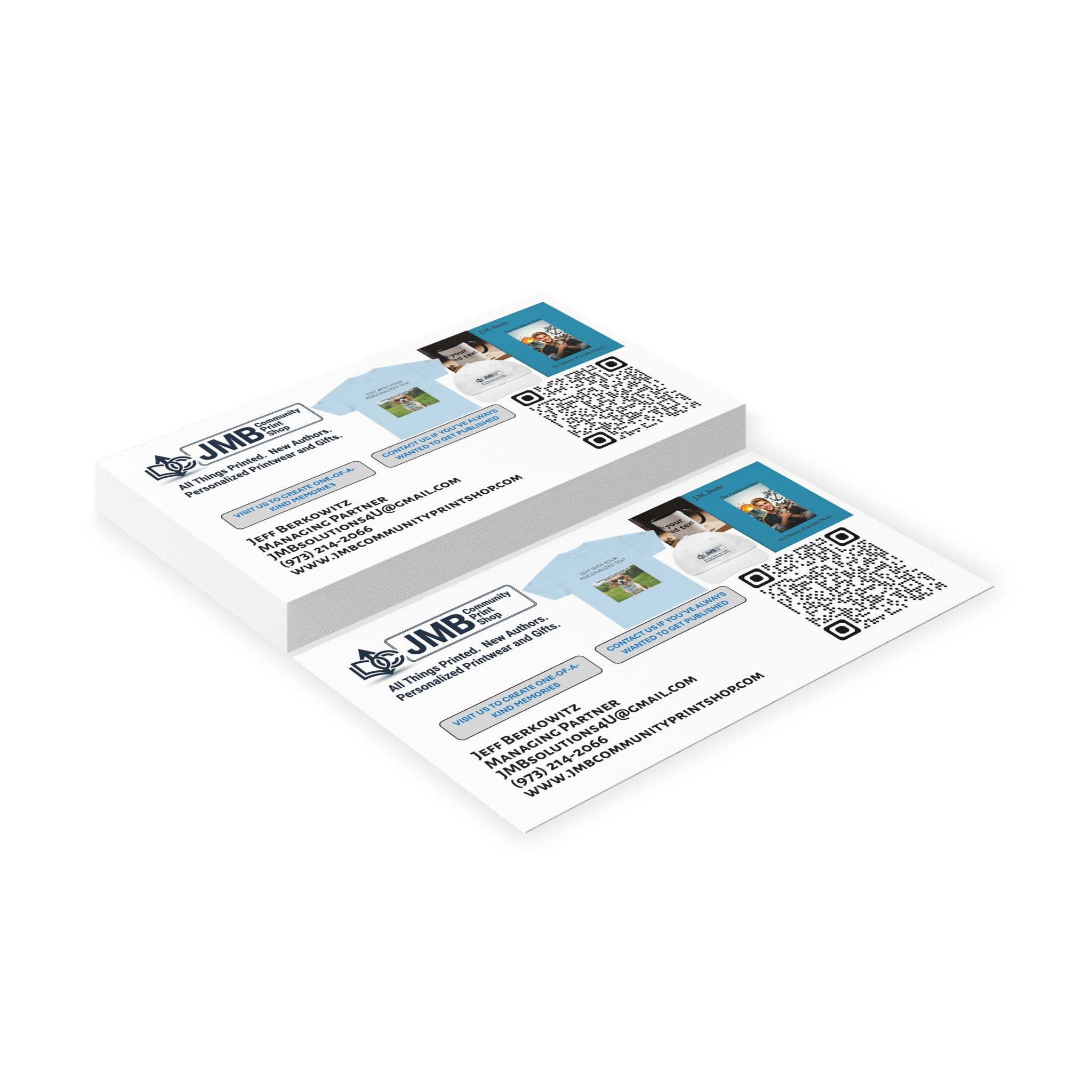 Custom QR Business Cards — Branded Print Cards for Businesses